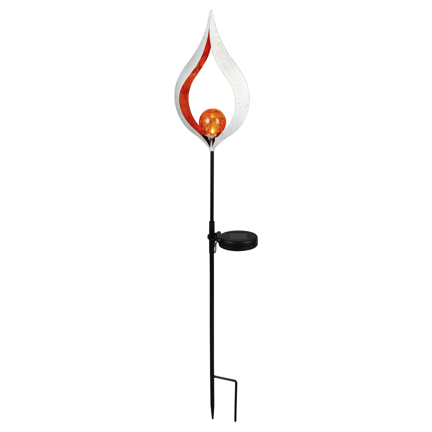 LED-Solarleuchte »Flame Svante 1«, warmweiß, IP44