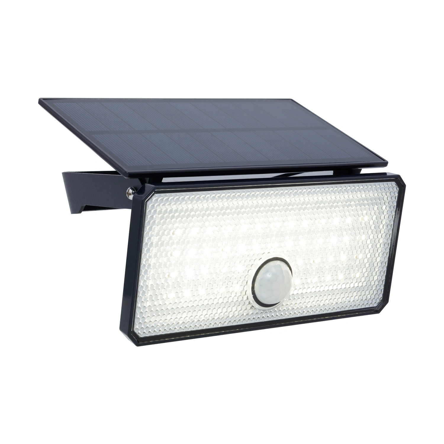 LED-Solarleuchte »Flynn«, 800 lm, 4000K, schwarz, mit Bewegungssensor