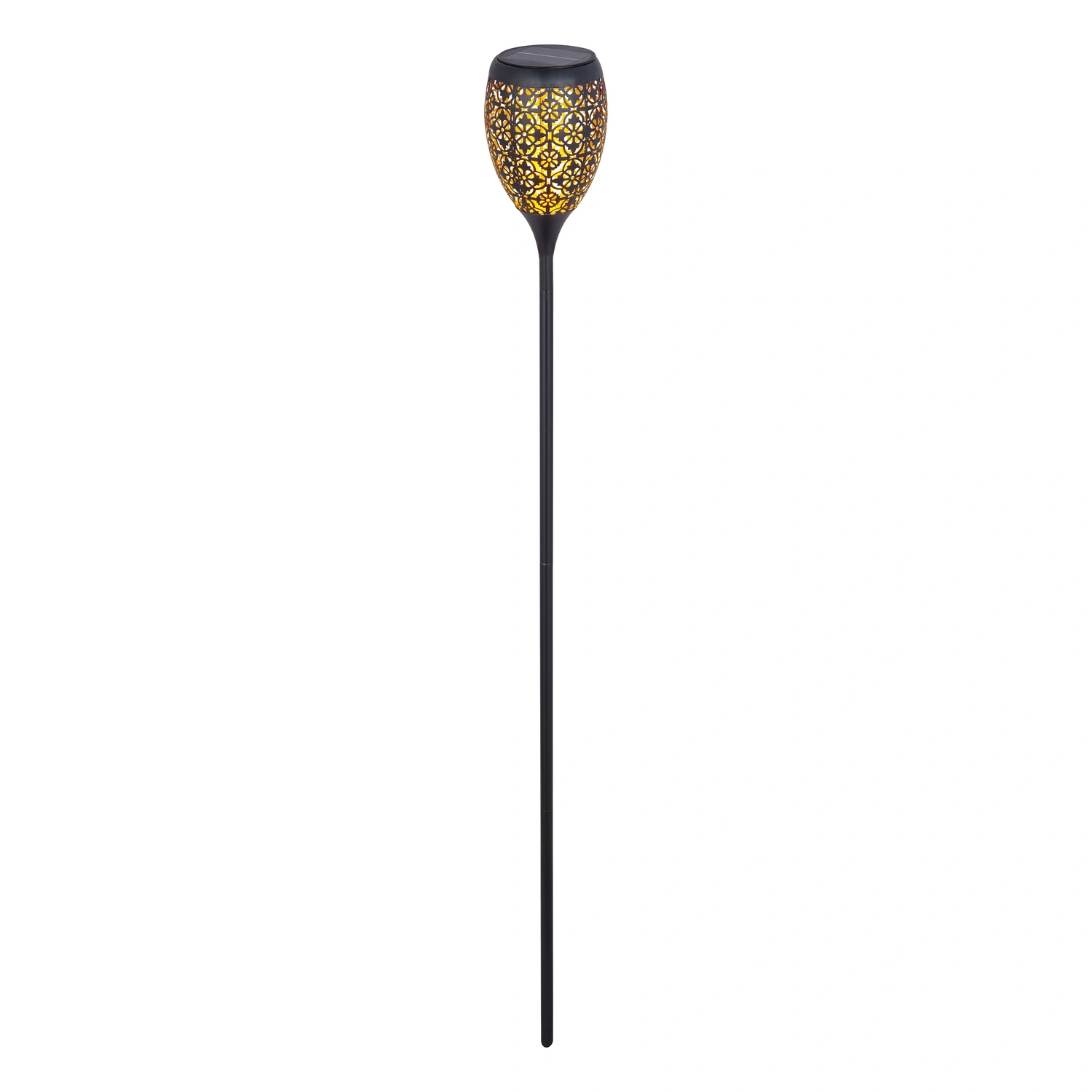 LED-Solarleuchte, gewölbt, dunkelgrau