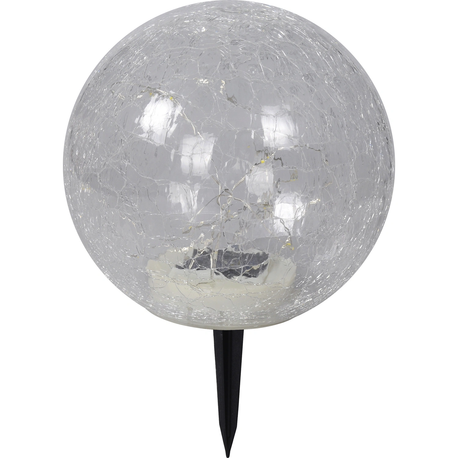 LED-Solarleuchte »Maila«, Ø: 25 cm, mit Erdspieß, warmweiß, 27000 K