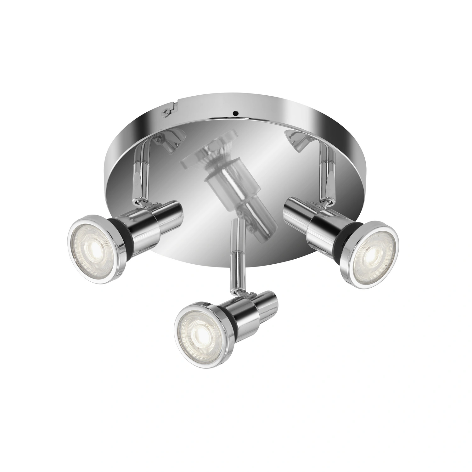 LED-Spot »FLAMO«, Ø: 21, Höhe: 10,6 cm, chromfarben