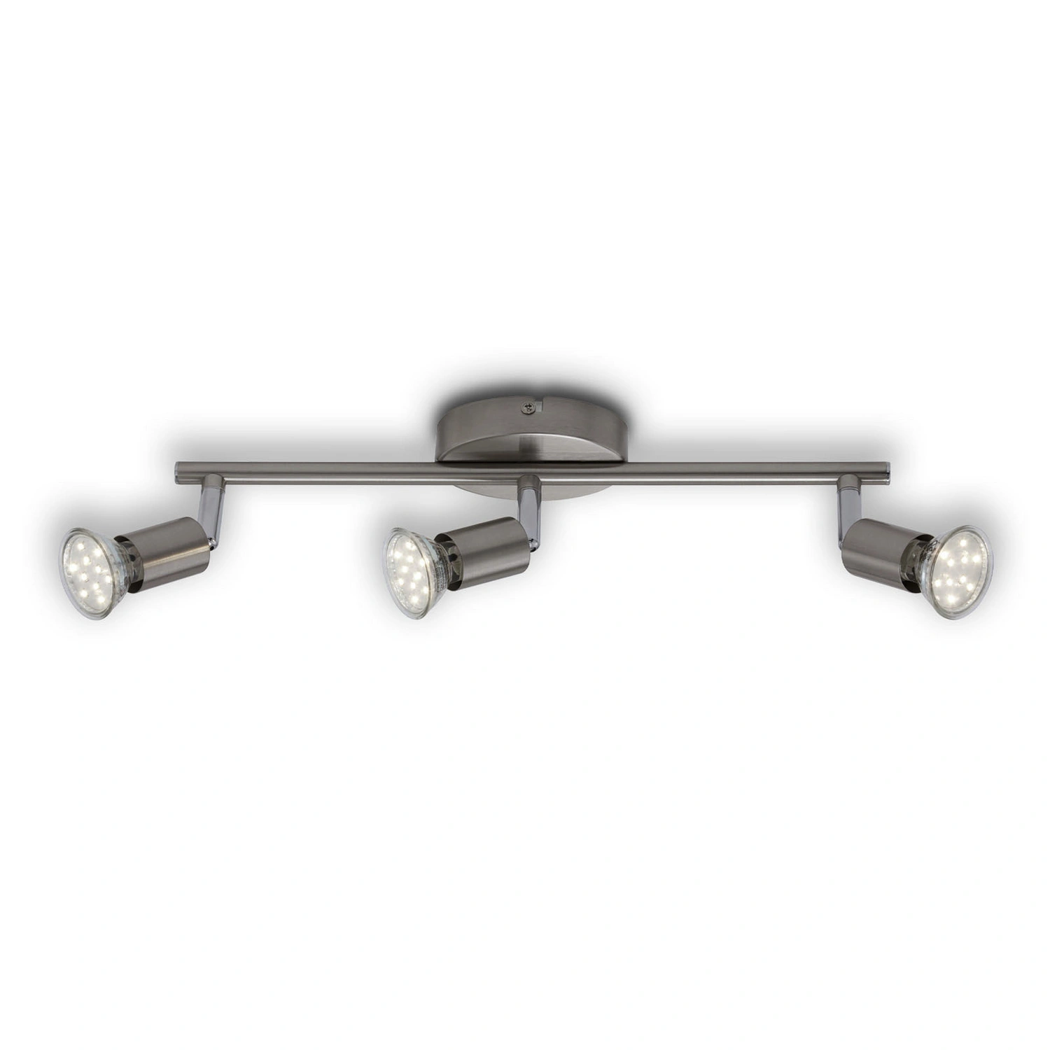 LED-Spotbalken »Simple«, Länge: 38,5 cm, Höhe: 9,5 cm, nickelfarben matt