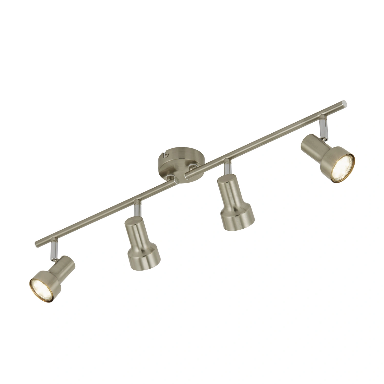 LED-Spotbalken »Sub«, Länge: 60,4 cm, Höhe: 12,2 cm, nickelfarben matt