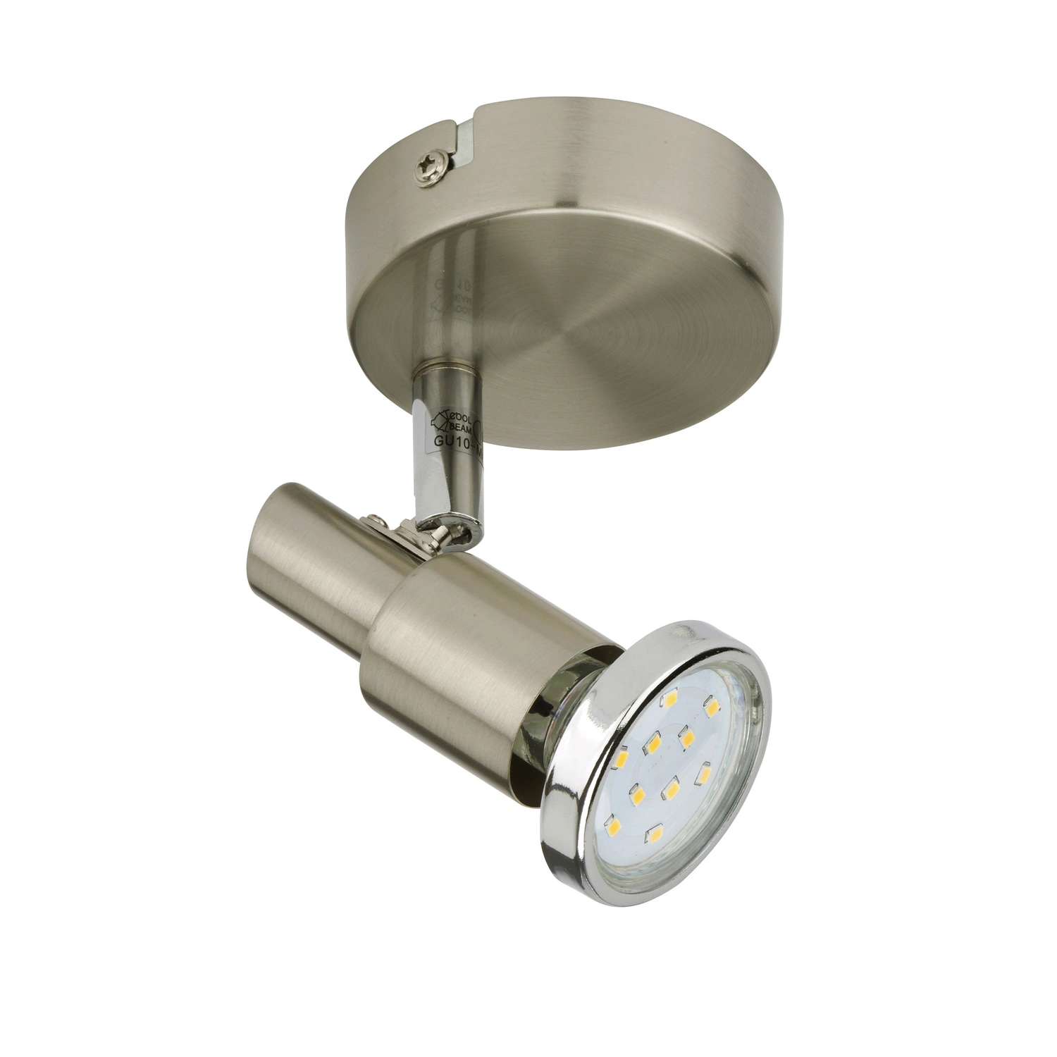 LED-Spotleuchte »Cool«, Ø: 8, Höhe: 10,5 cm, nickelfarben matt