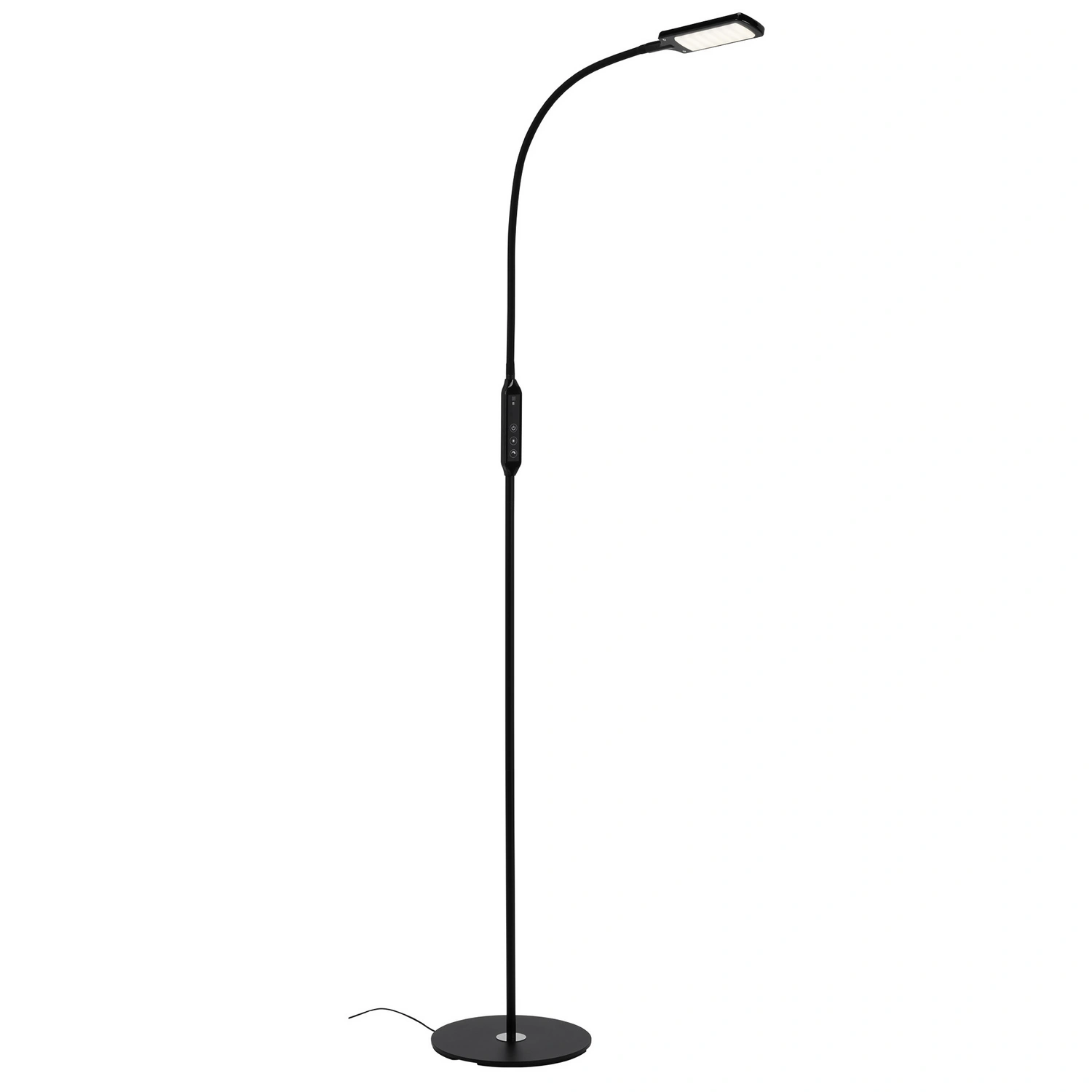 LED-Stehleuchte »OFFICE REMOTE«, schwarz, Höhe: 140 cm, inkl. Leuchtmittel