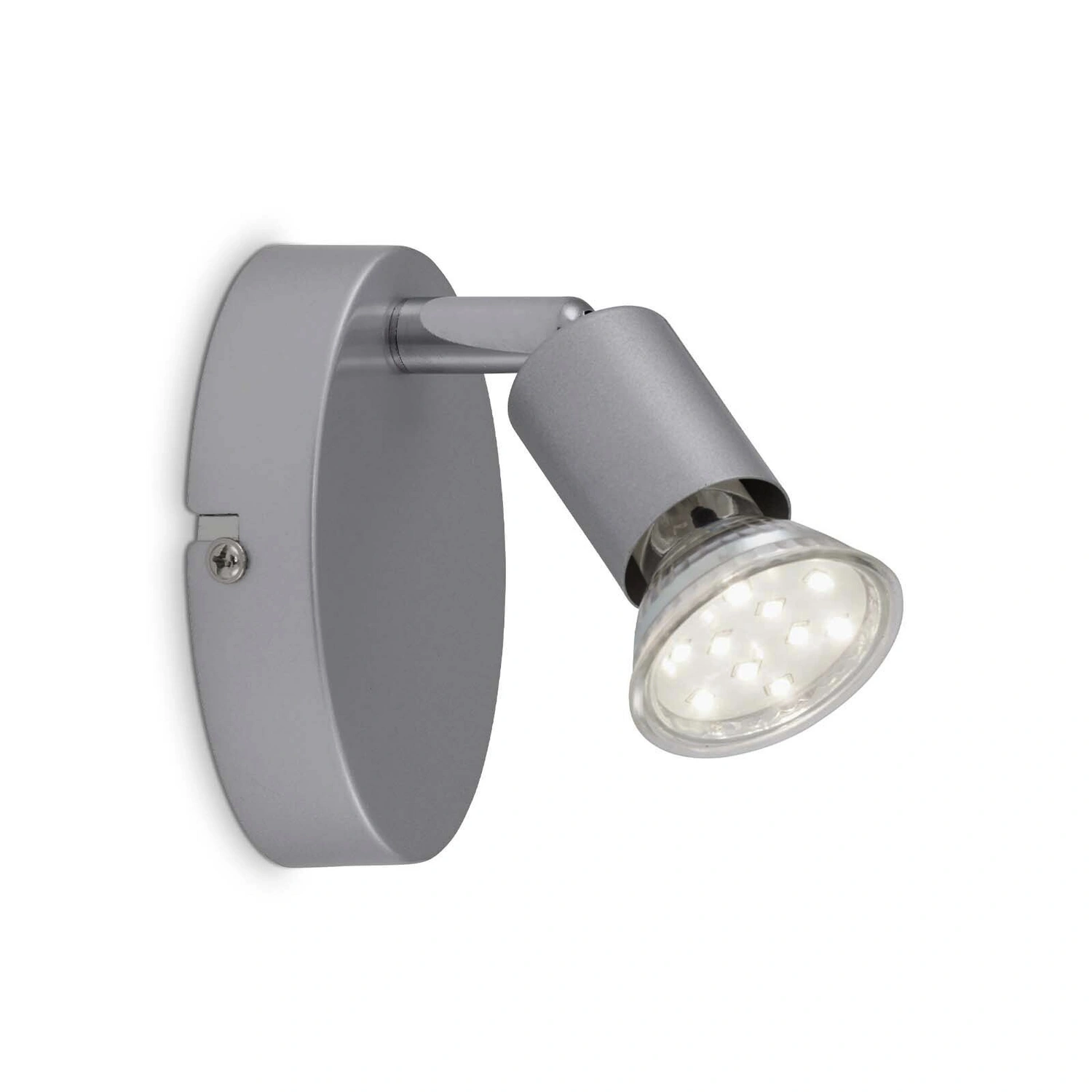 LED-Wandleuchte »RAY«, Länge: 10,5 cm, Höhe: 8 cm, titanfarben