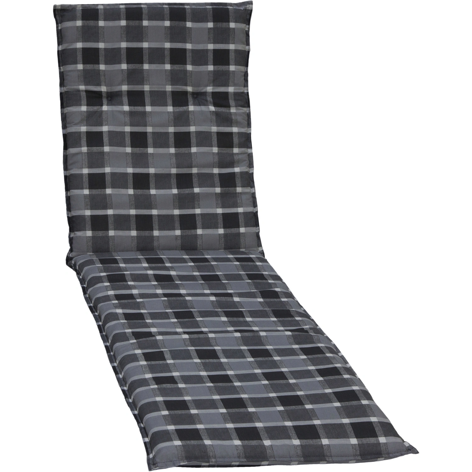 Liegenauflage »Barcelona«, grau/anthrazit, Vierecke, BxL: 60 x 193 cm