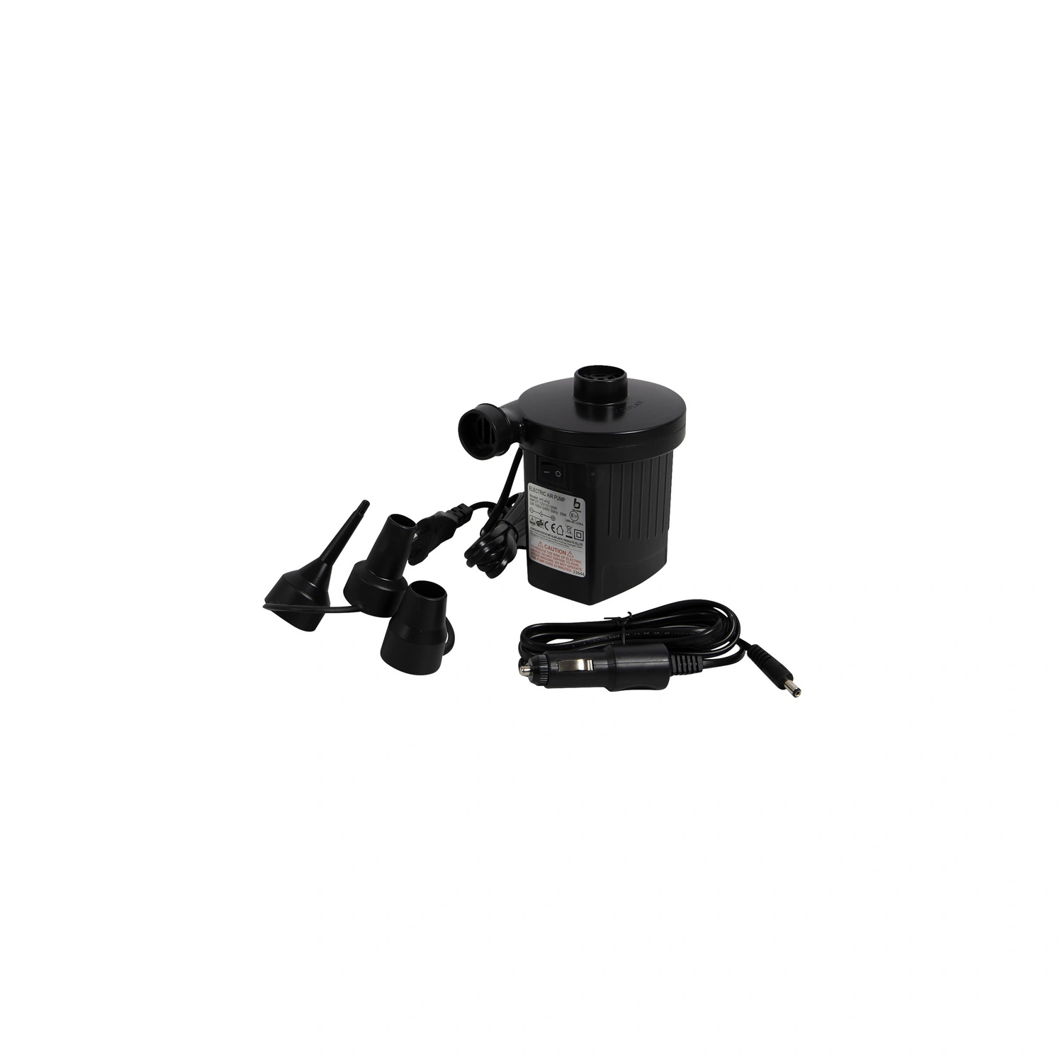 Luftpumpe, elektrisch, schwarz