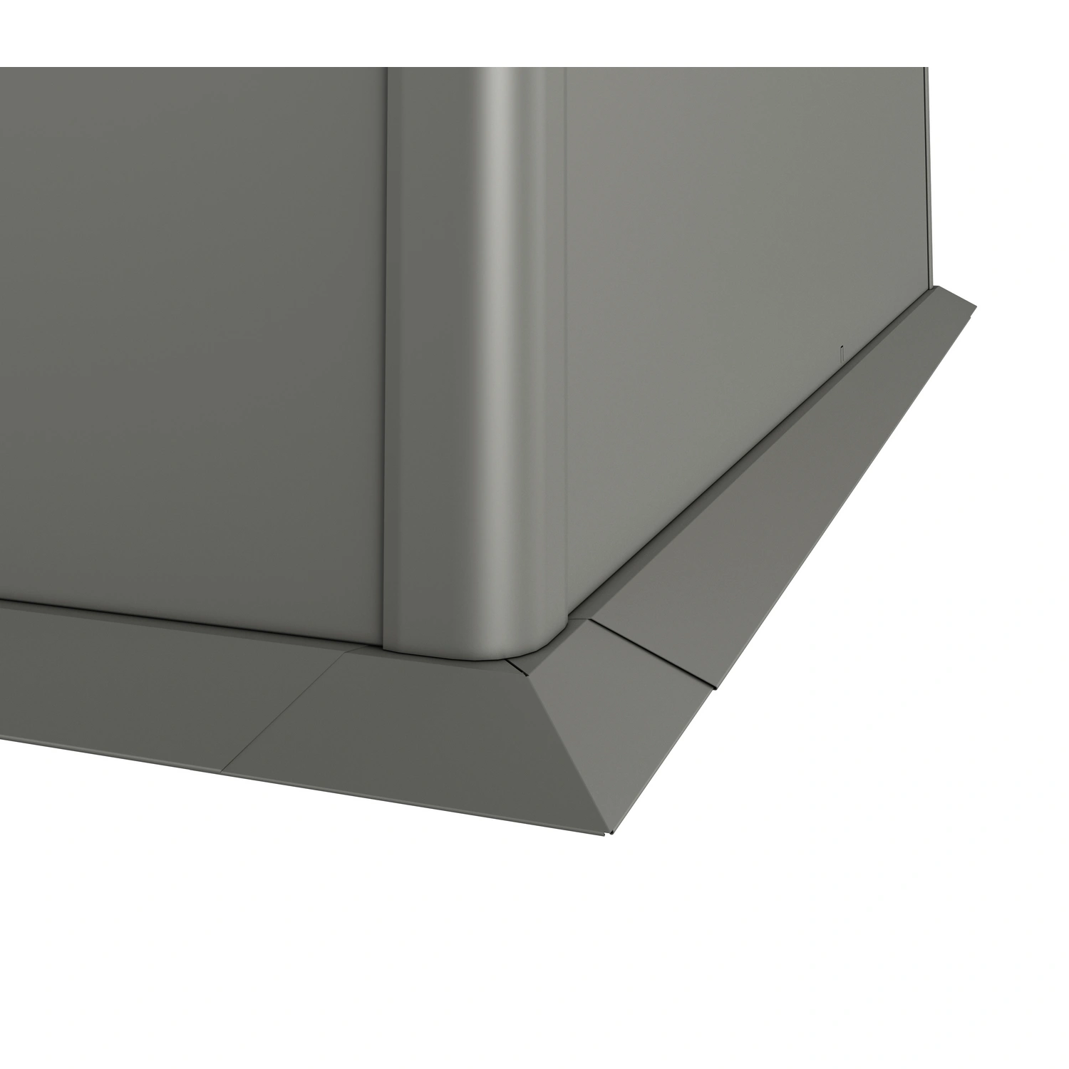 Mähkante, feuerverzinkt/Polyamid-einbrennlackiertes Stahlblech, quarzgrau-metallic