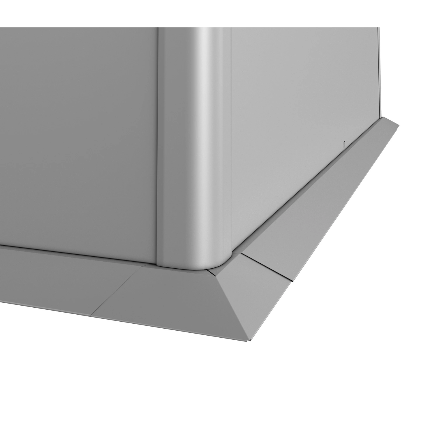 Mähkante, feuerverzinkt/Polyamid-einbrennlackiertes Stahlblech, silber-metallic