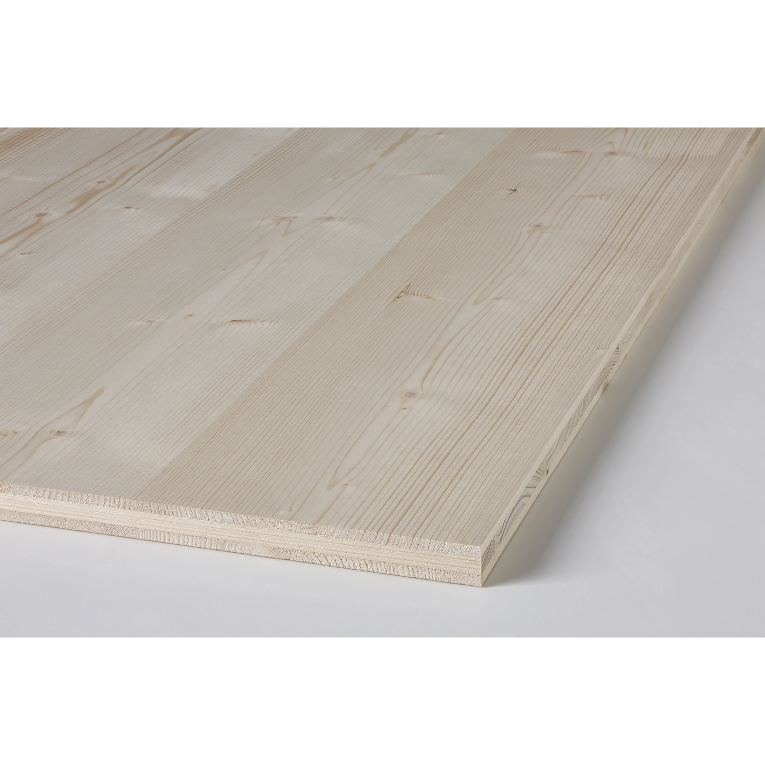 Massivholzplatte, Holz, BxHxL: 50 x 1,9 x 250 cm