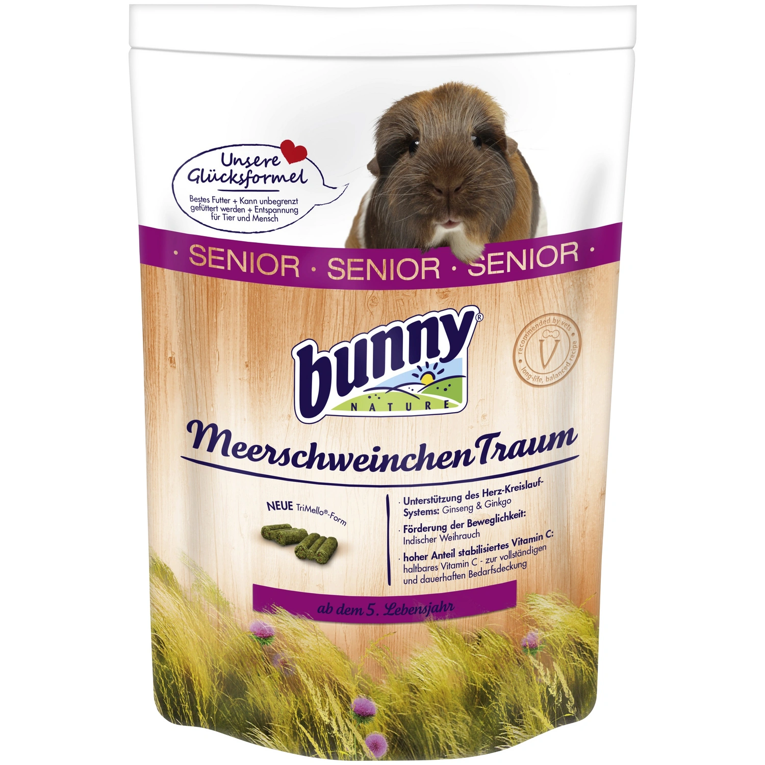 Meerschweinchenfutter »MeerschweinchenTraum Young«, für Meerschweinchen ab dem 5. Lebensjahr