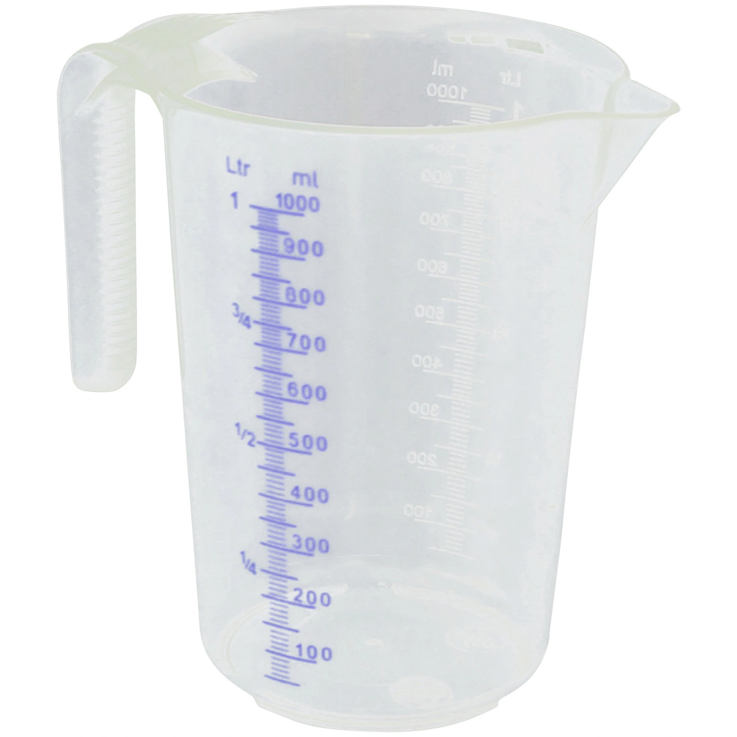 Messbecher, transparent, Polyethylen