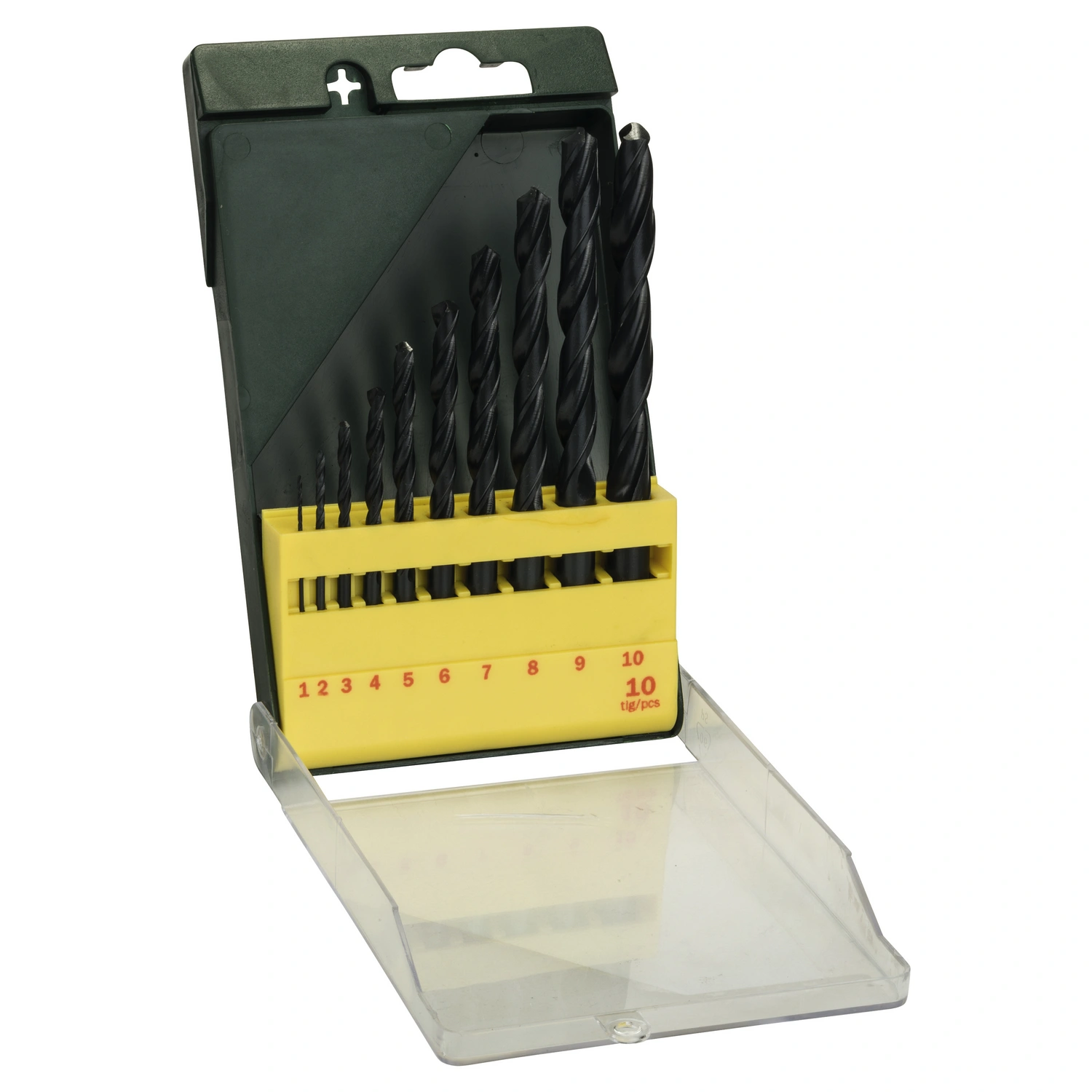 Metallbohrer-Set HSS-R, 10-teilig, 1 – 10 mm