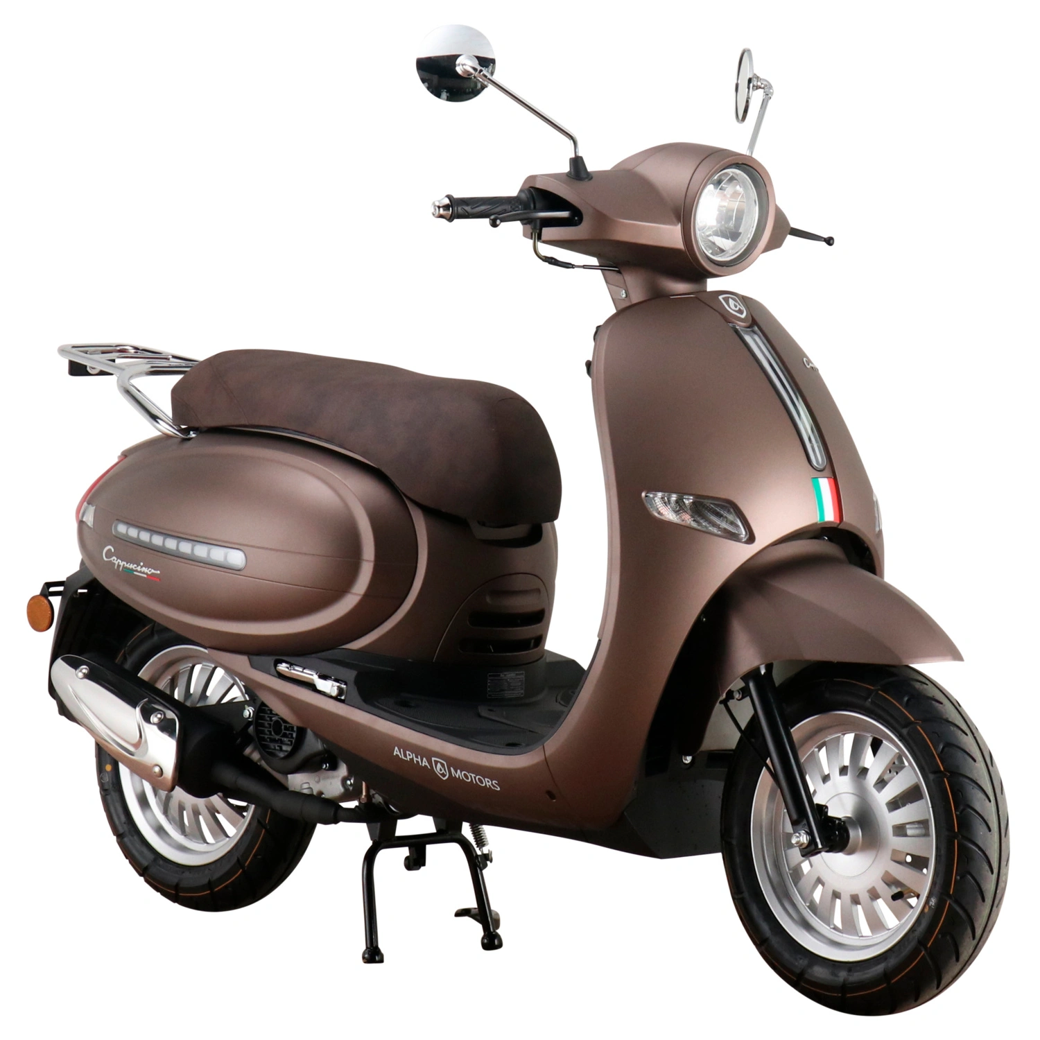 Motorroller »Cappucino«, 125 ccm, 85 km/h, EURO 5+, mattbraun