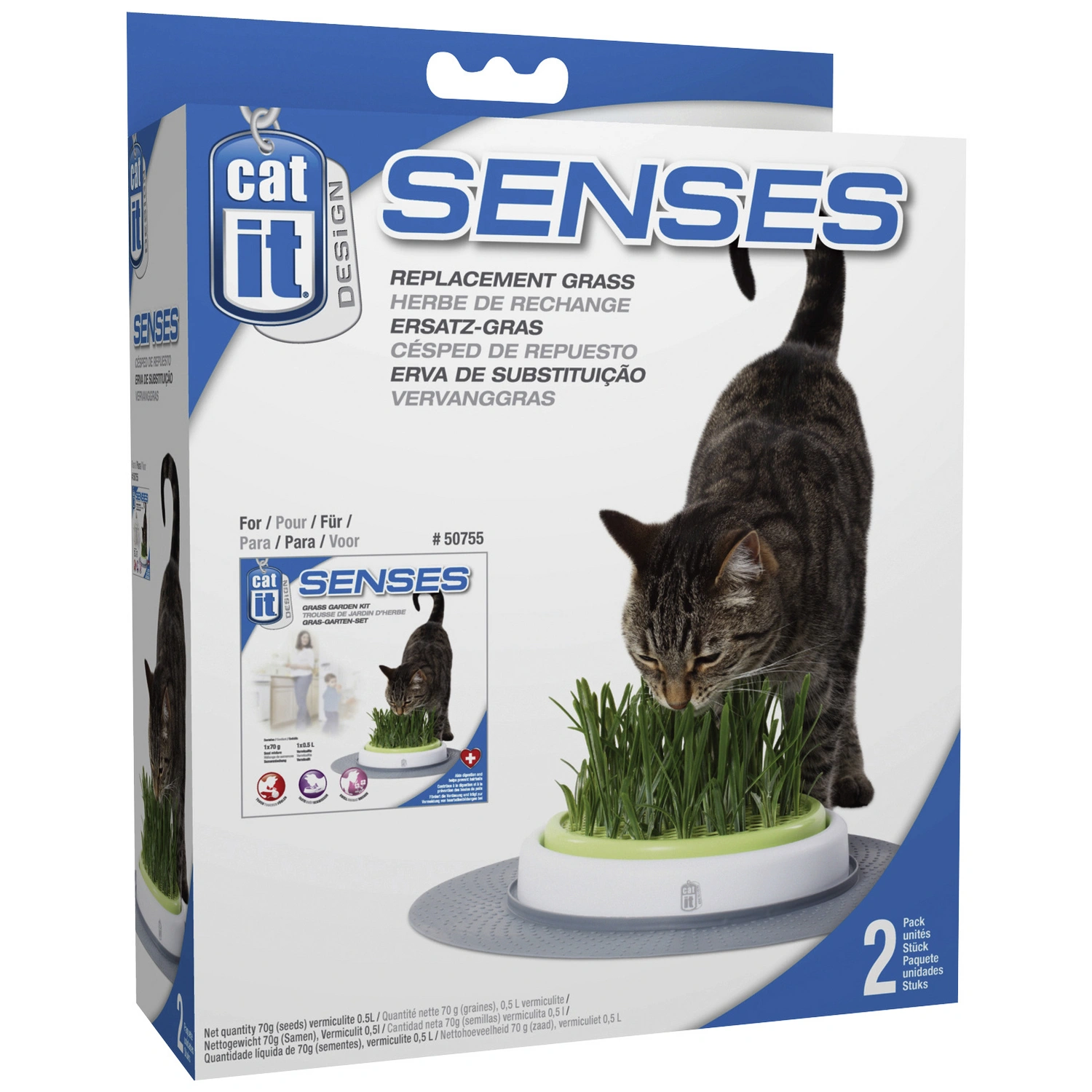 Nachfüllbeutel, Nachfüllpack für Gras Garten Senses, grün