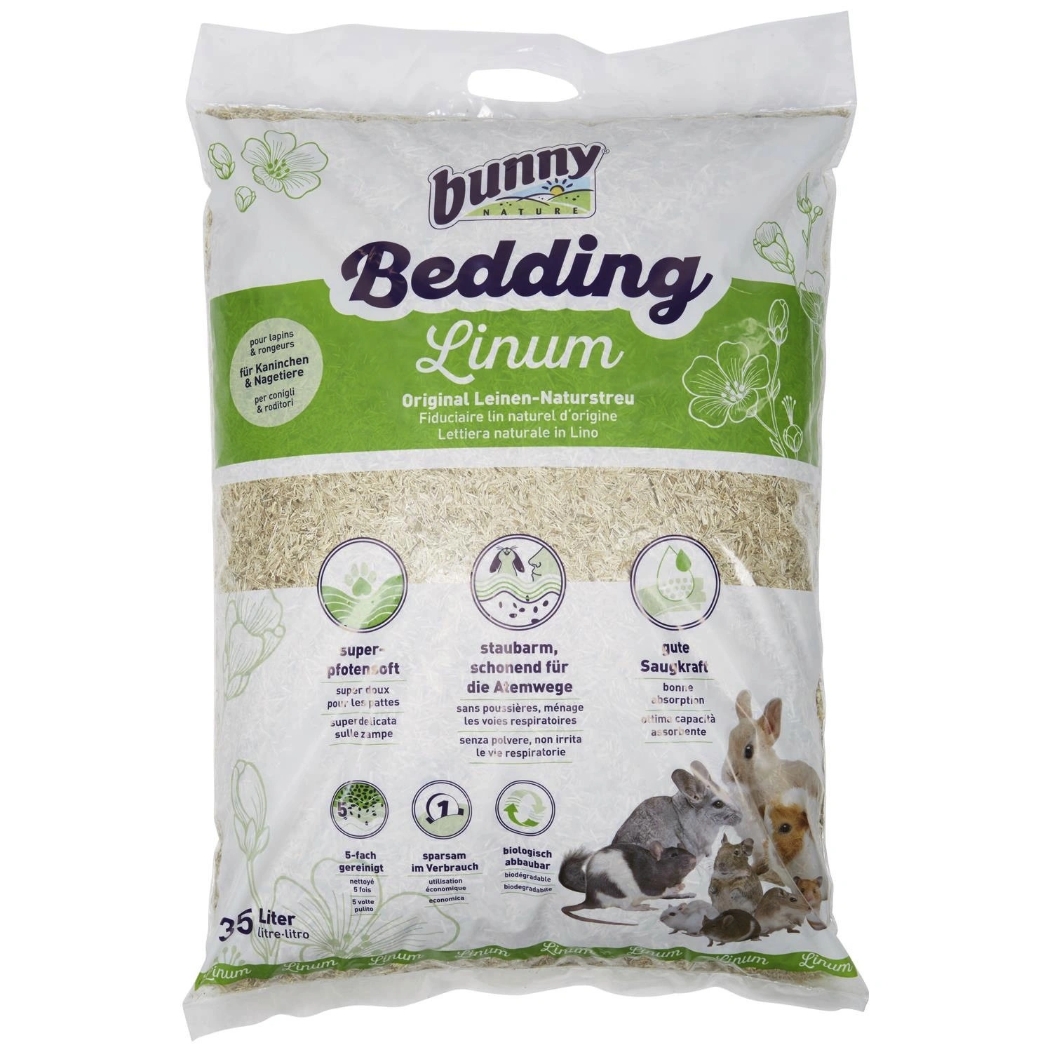 Naturstreu Bedding Linum 35 l