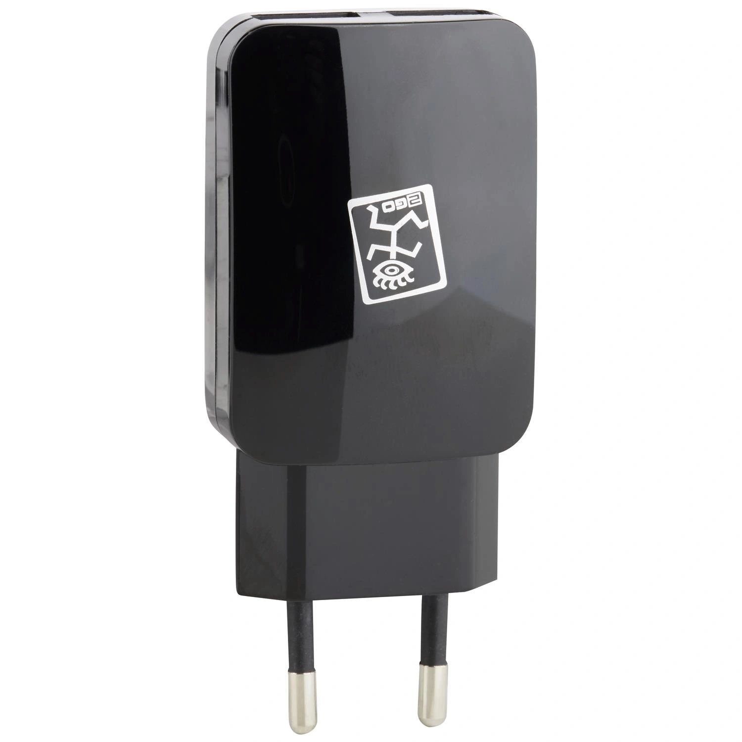 Netzladegerät, Schwarz, 2x USB-Buchse