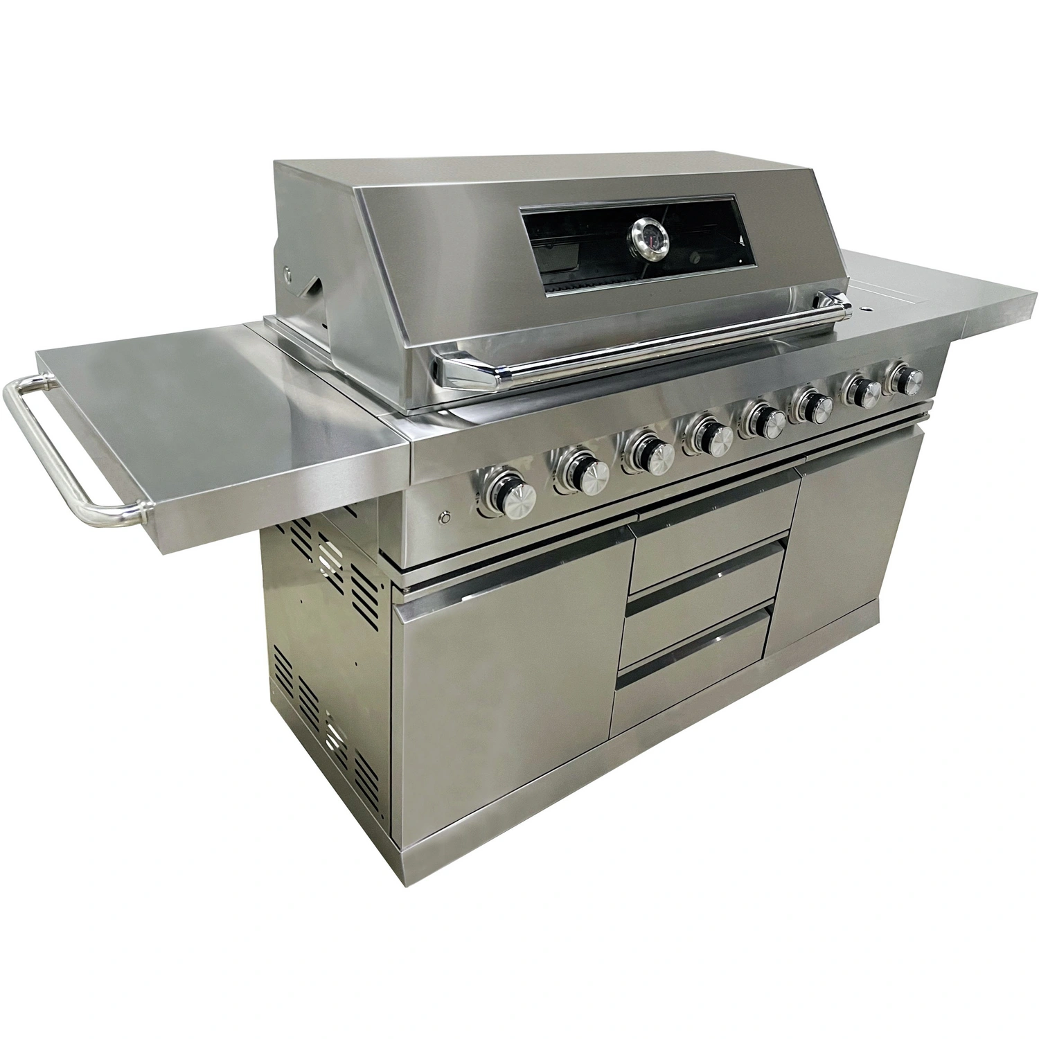 Outdoor-Küche, Grillfläche: 96 x 45 cm, mit Unterschrank