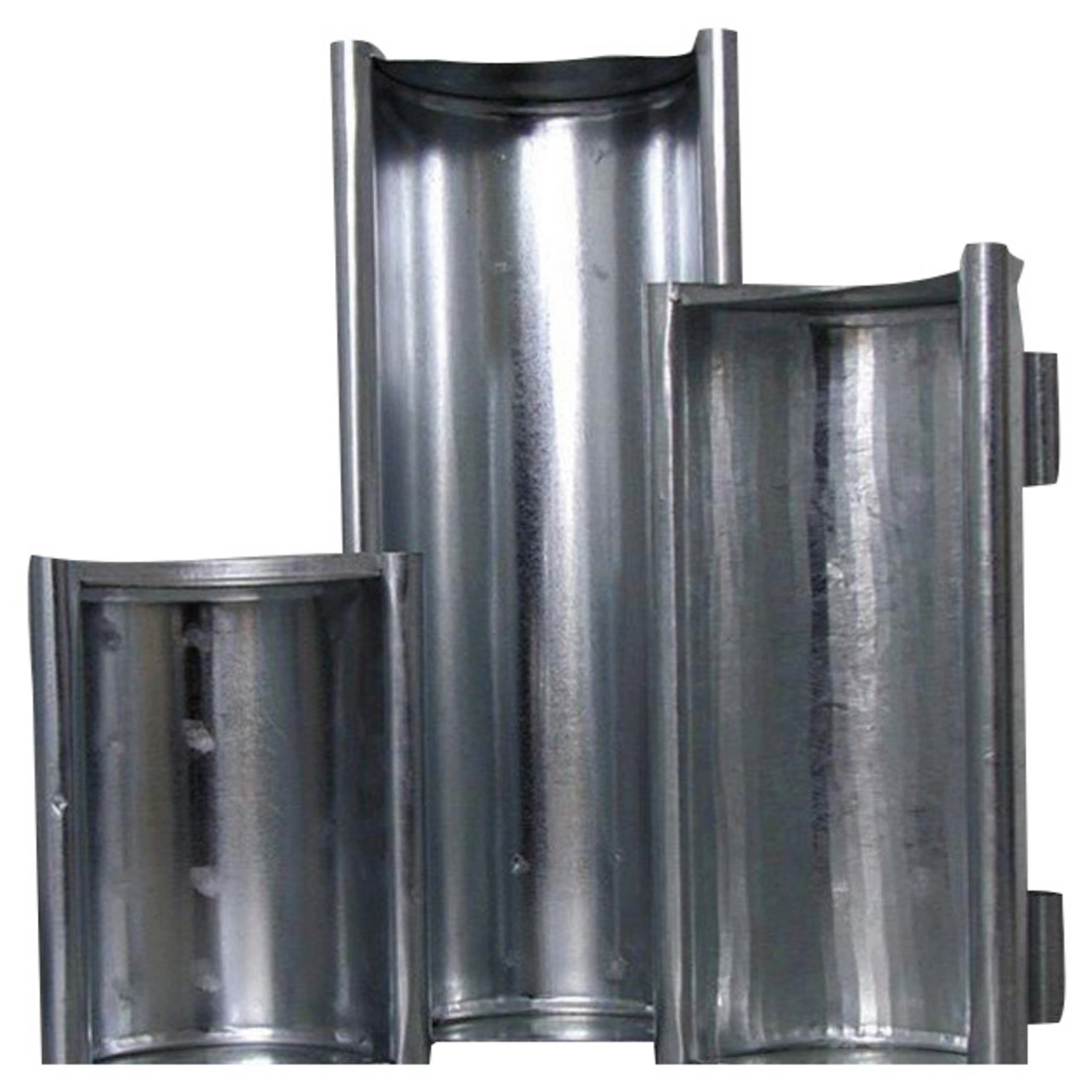 Pflanzrinne »Zinkartikel«, Zink, silber-Metallic, rund