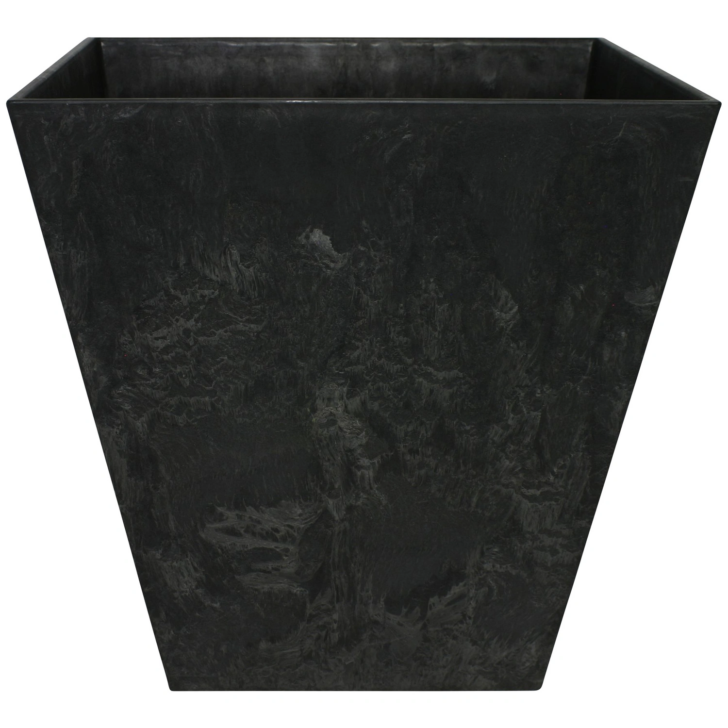 Pflanztopf »Artstone«, Breite: 35 cm, schwarz, Kunststoff