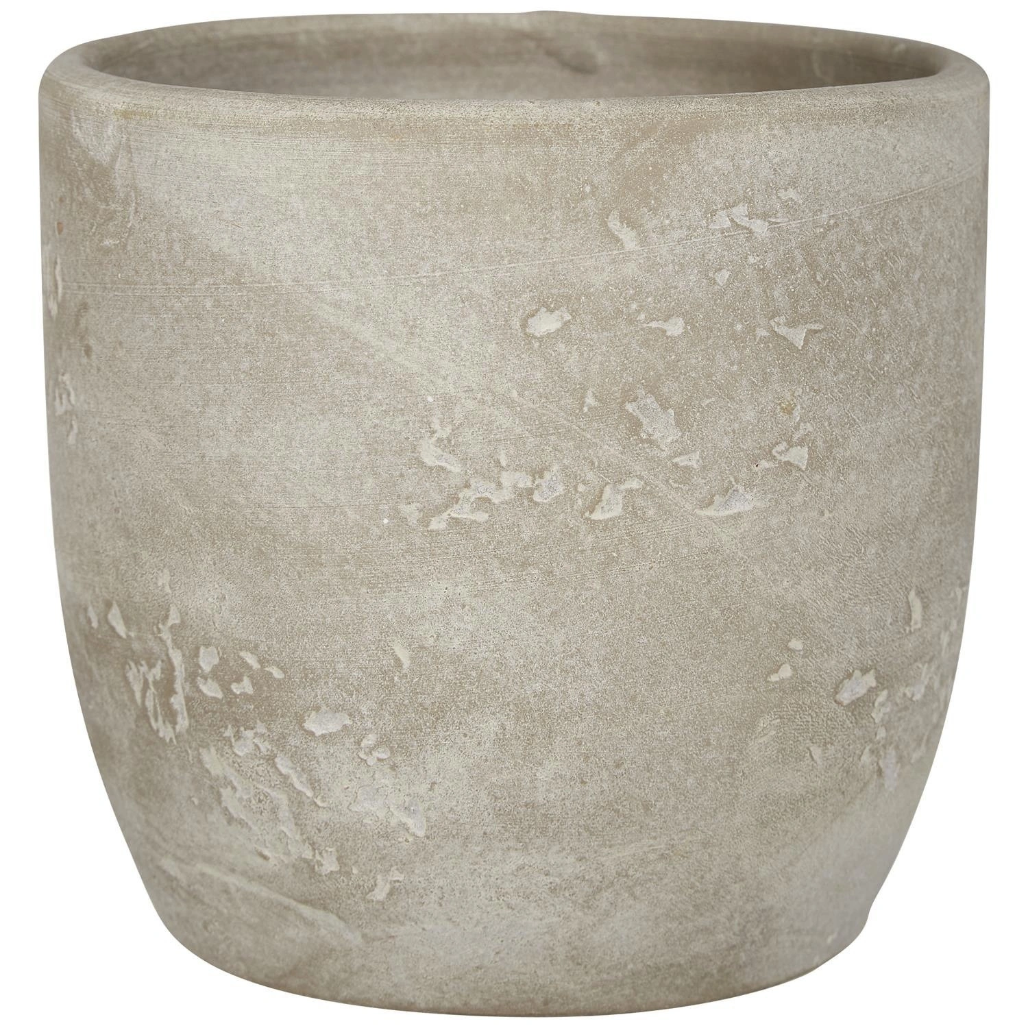 Pflanztopf, Höhe: 13 cm, braun, Keramik