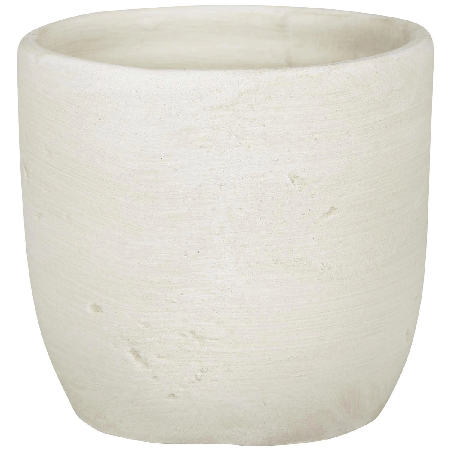 Pflanztopf, Höhe: 13 cm, creme, Keramik