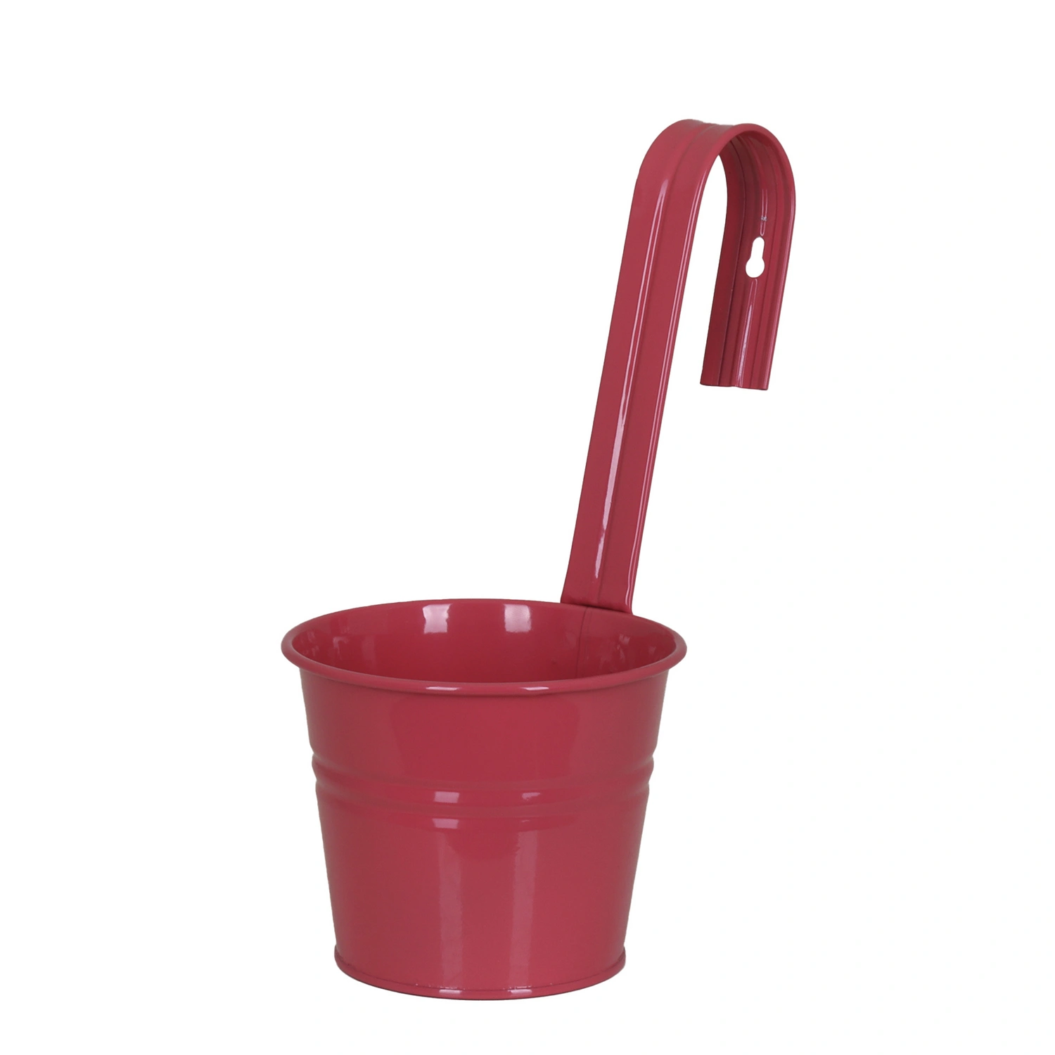 Pflanztopf, Metall, rosa