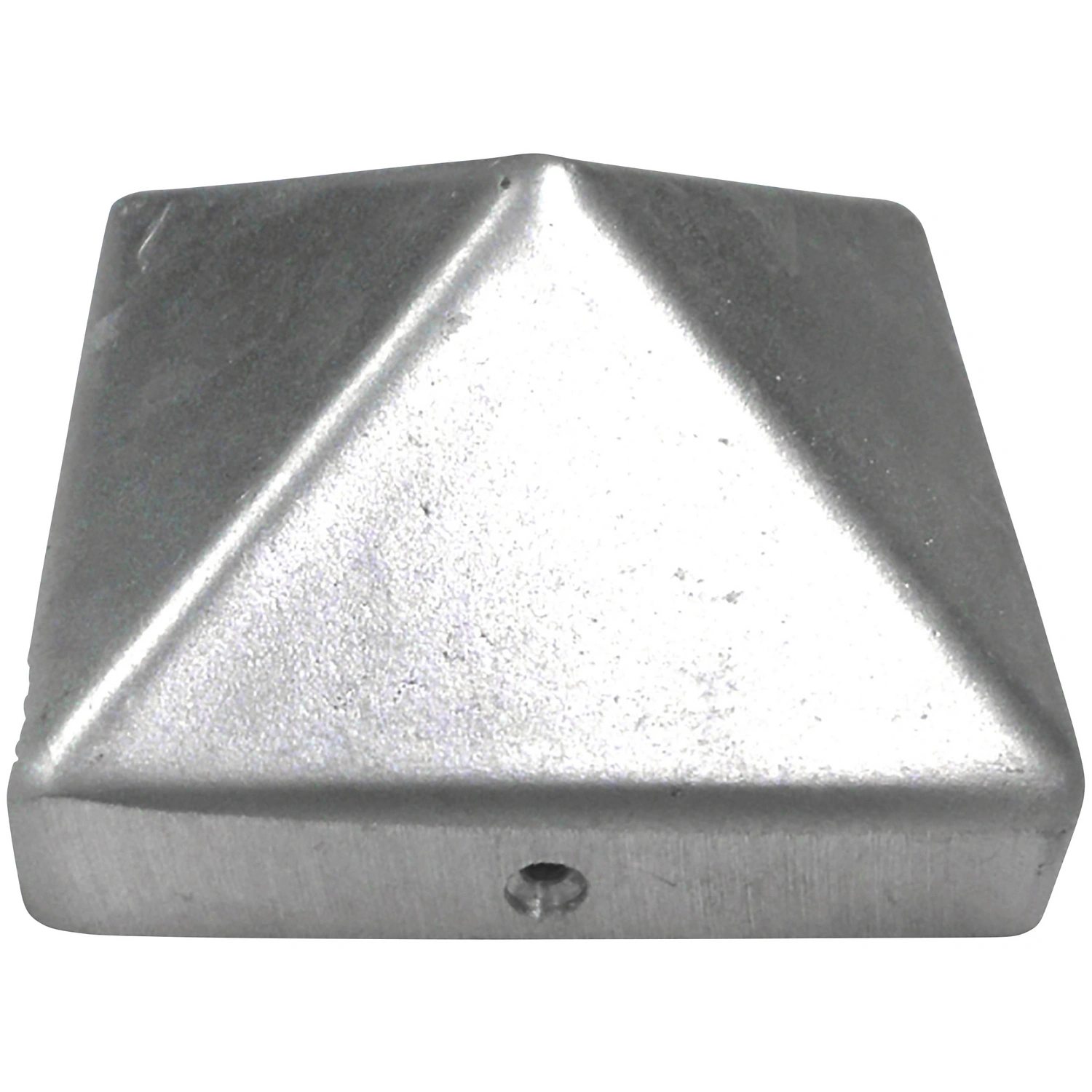 Pfostenkappe, Aluminium, silberfarben