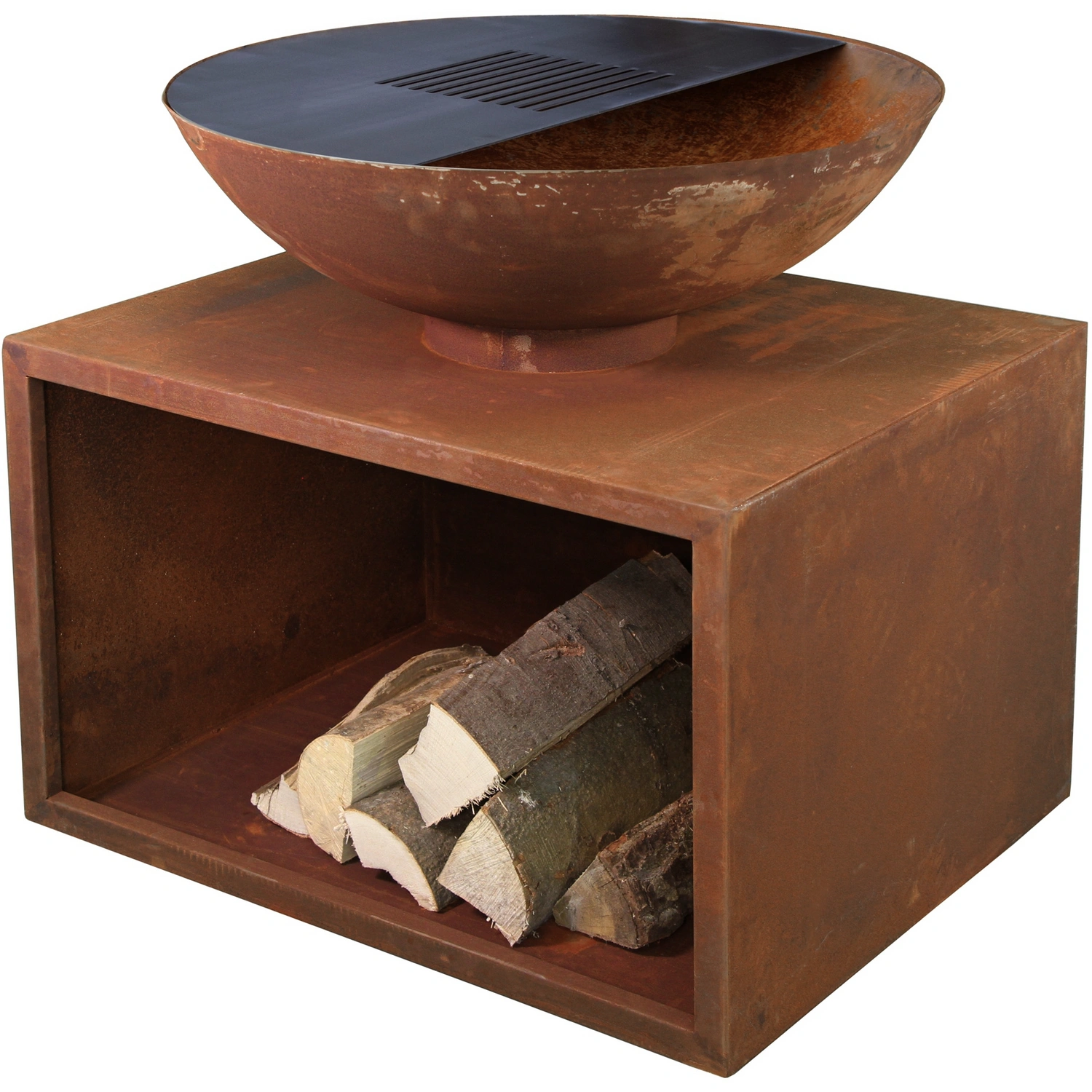 Planchagrill »Rubigo«, Höhe: 70 cm, rostfarben