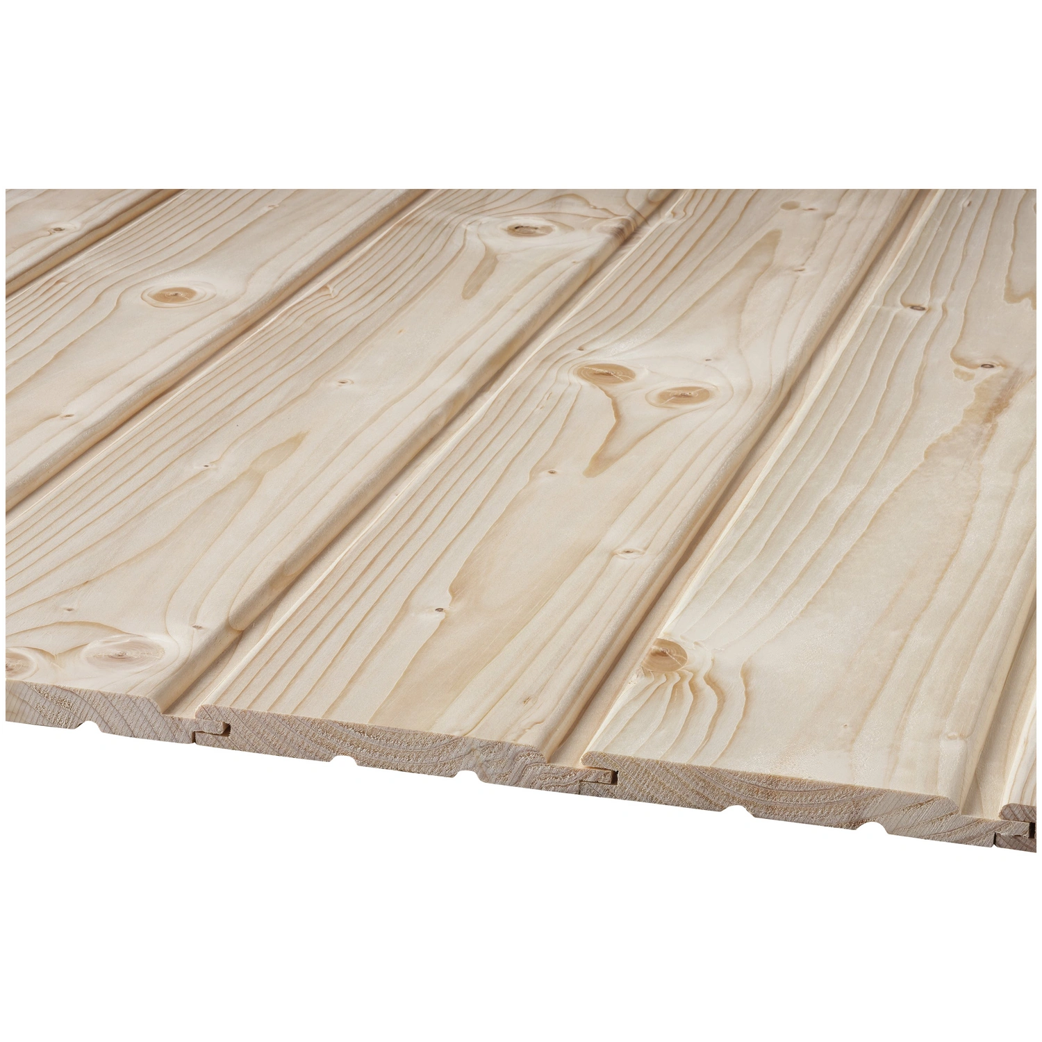 Profilbrett, Fichte / Tanne, BxH: 12,1 x 300 cm, Stärke: 14 mm