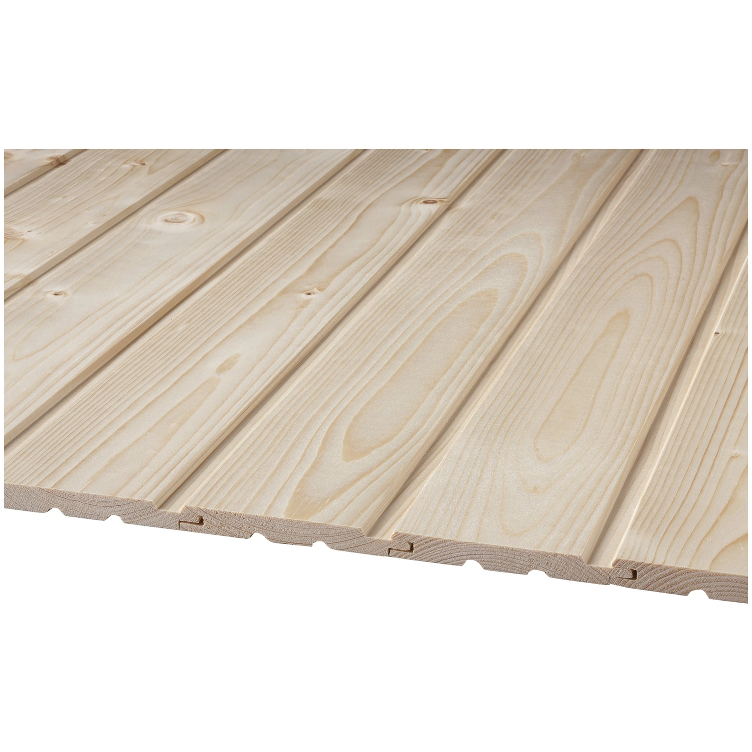 Profilbrett, Fichte / Tanne, BxH: 9,6 x 300 cm, Stärke: 12,5 mm