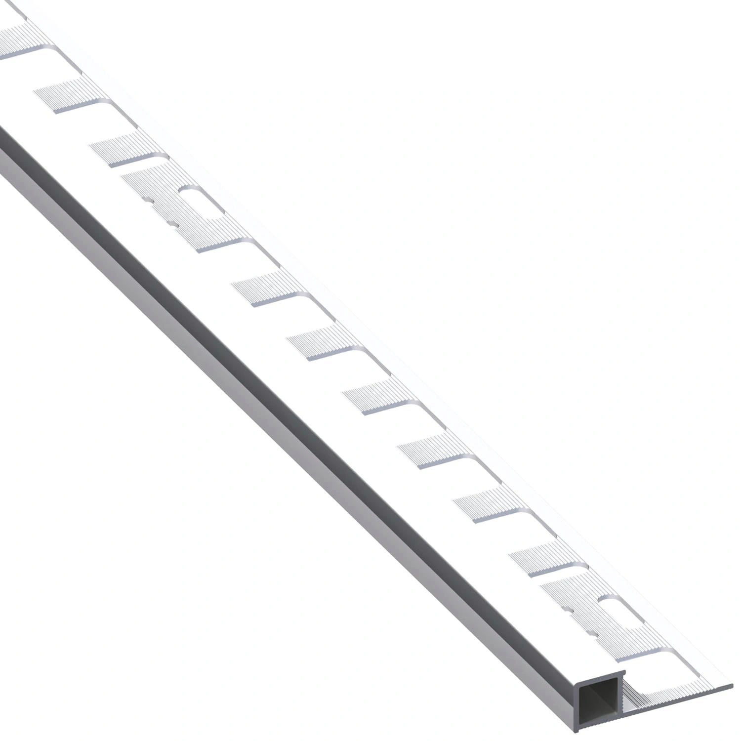 Quadrat-Profil, BxHxL: 2 x 1 x 250cm, Aluminium