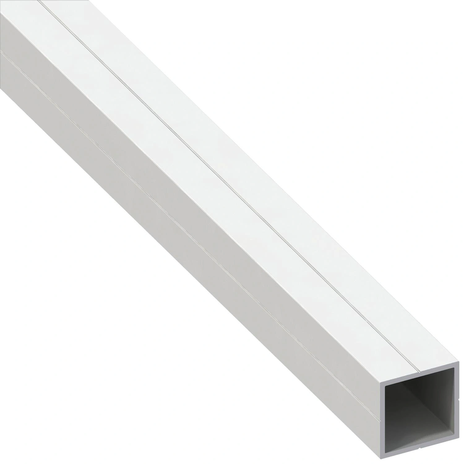 Quadratrohr, Combitech®, 2500 x 23,5 x 23,5 x 1,5 mm, Weiß, PVC