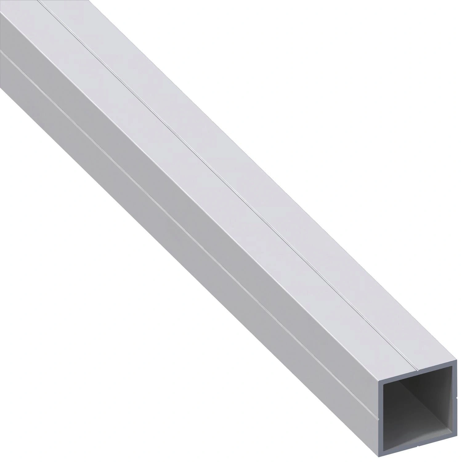 Quadratrohr, Combitech®, 300 x 23,5 x 23,5 x 1,5 mm, Silber, Aluminium