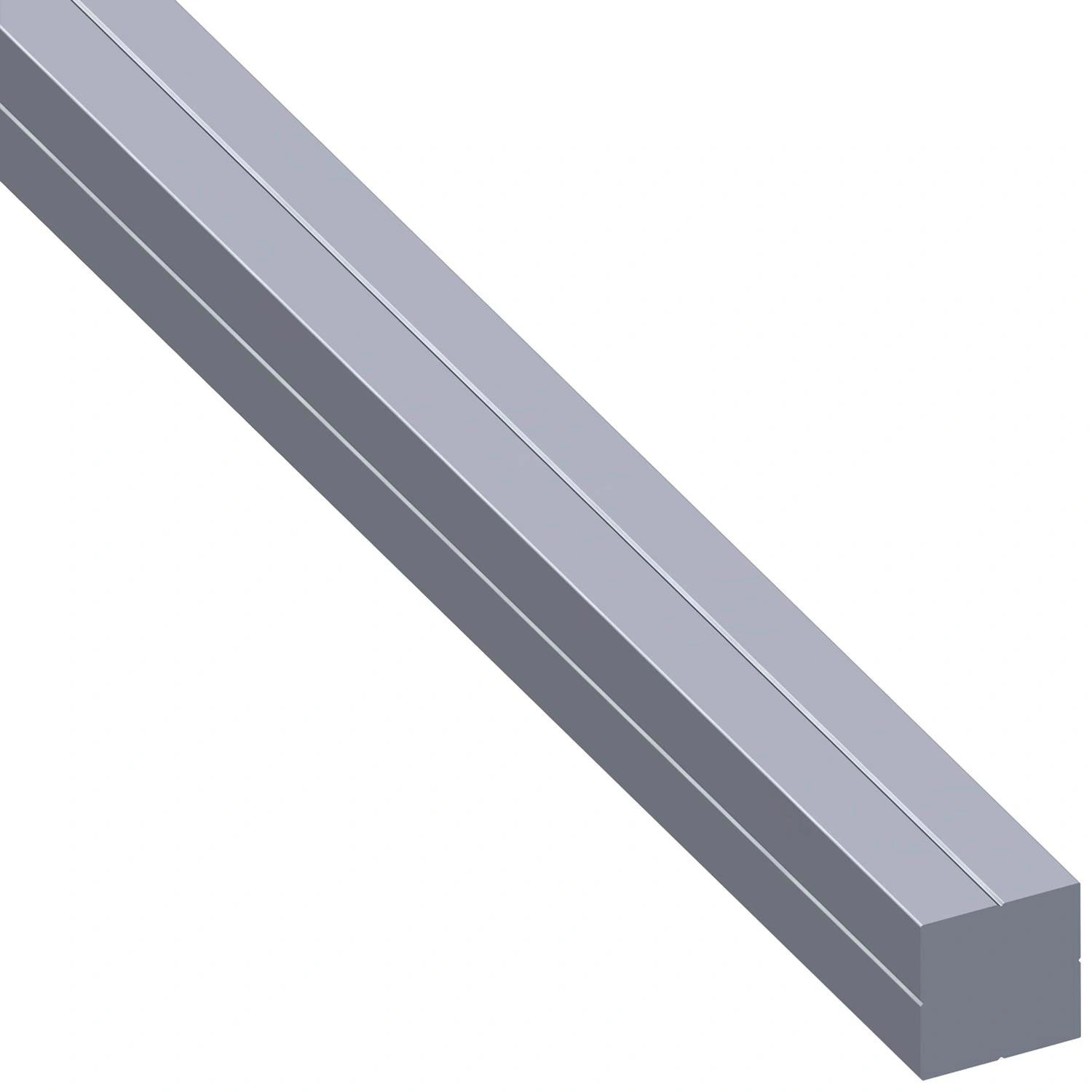 Quadratrohr »Combitech®«, BxHxL: 11,5 x 11,5 x 1000 mm, silberfarben