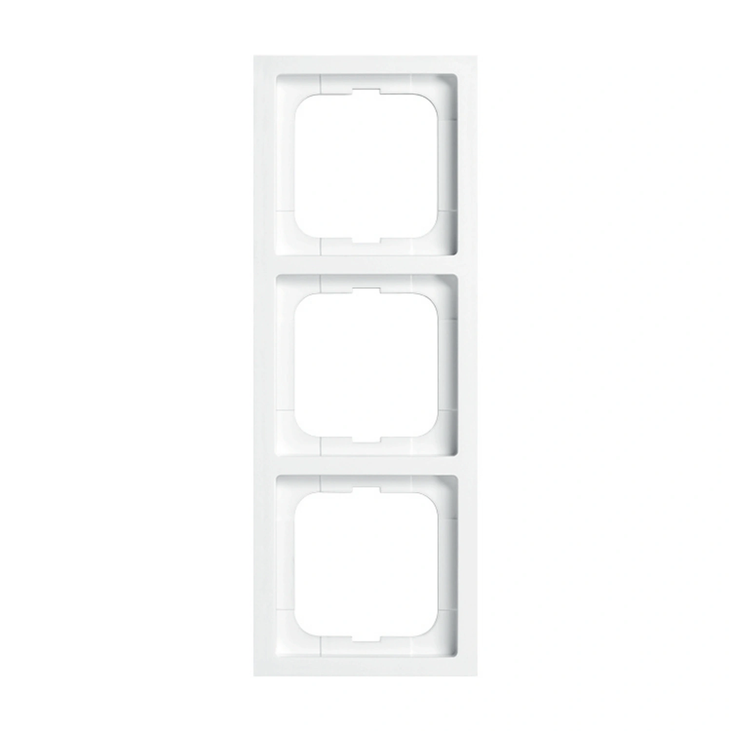 Rahmen, future® linear, IP20, 3-fach, Studioweiß, Thermoplast