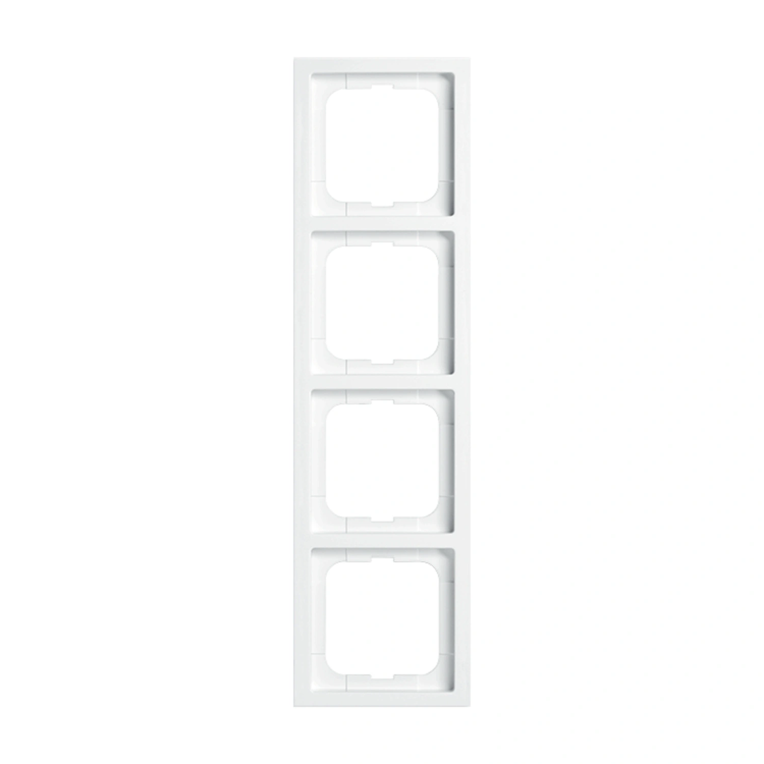 Rahmen, future® linear, IP20, 4-fach, Studioweiß, Thermoplast