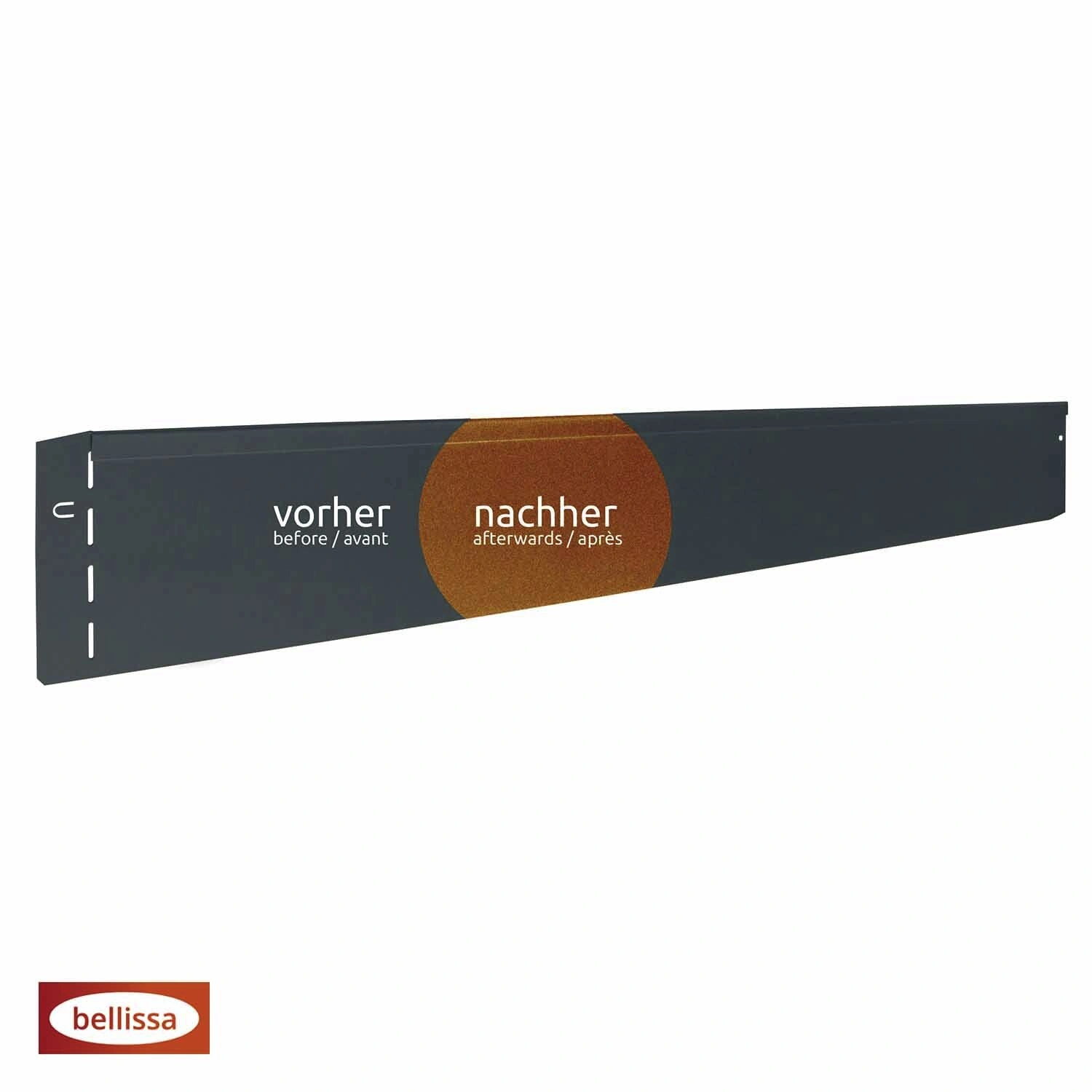 Rasenkante »Corten«, HxL: 13 x 118 cm, COR-TEN-Stahl