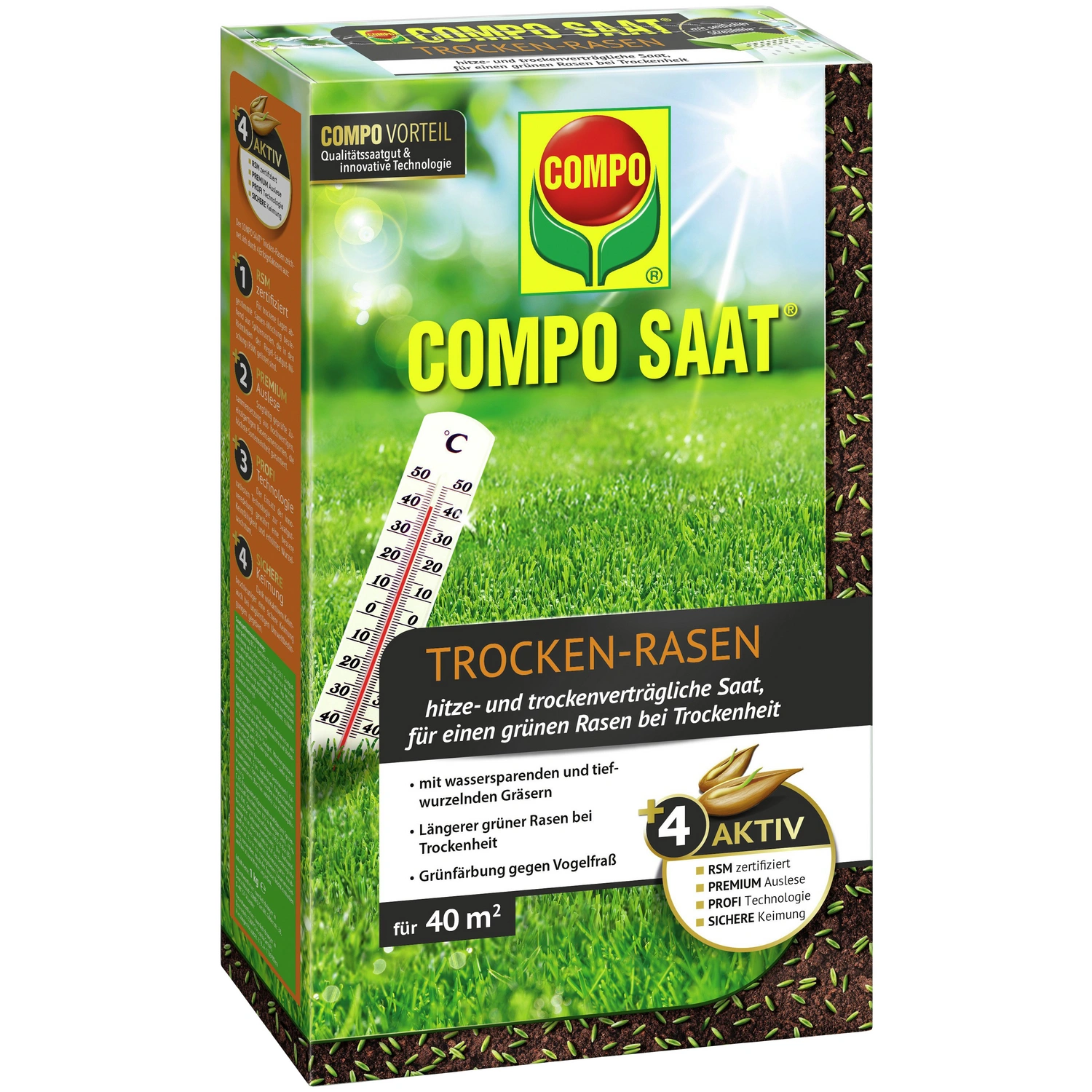 Rasensamen, 1,0Kg für 40 m2