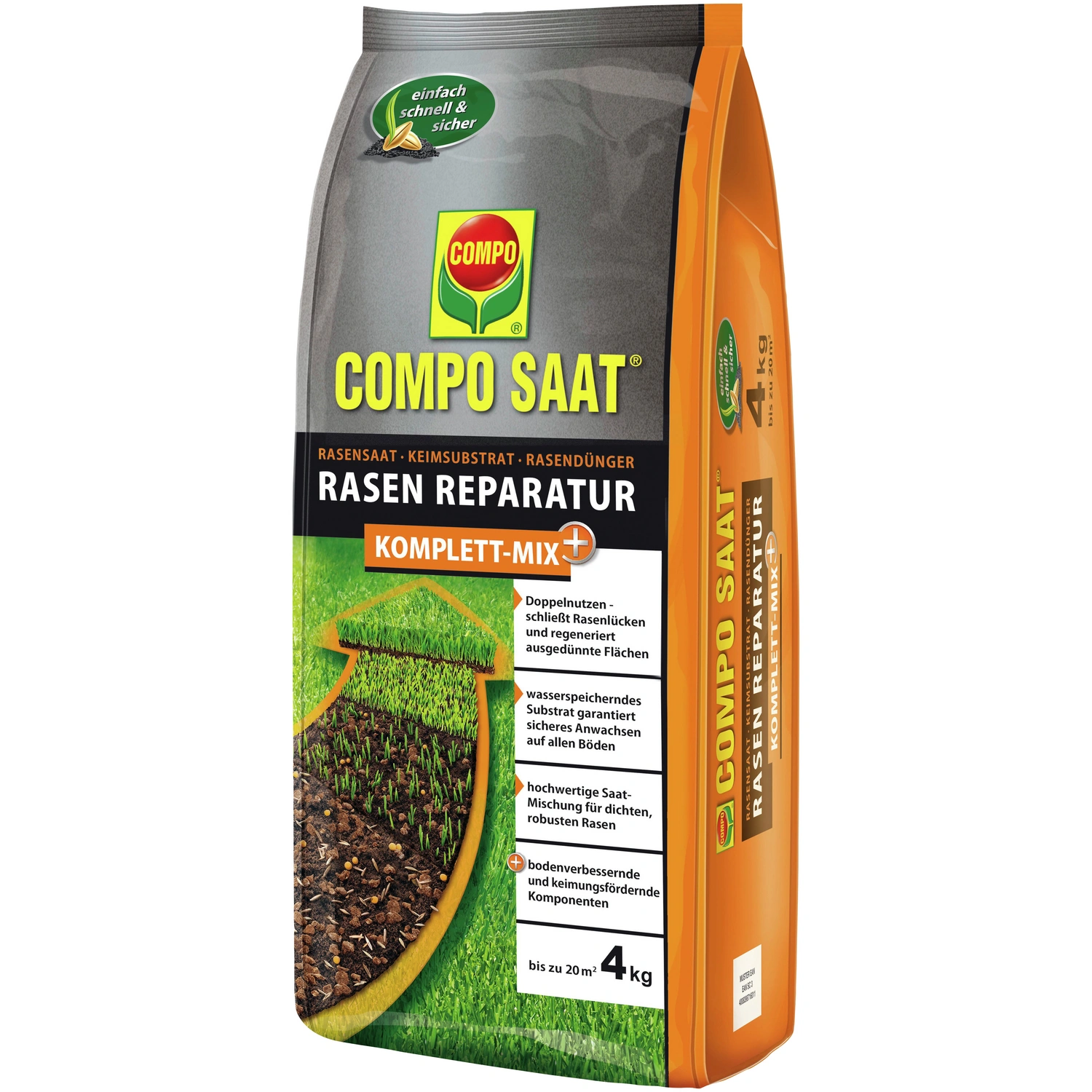 Rasensamen »Rasen-Reparatur Komplett Mix+«