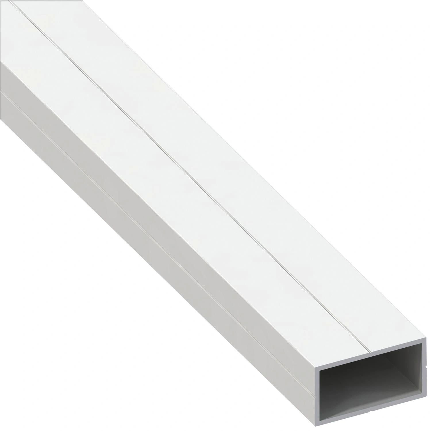 Rechteckrohr, Combitech®, 1002 x 19,5 x 19,5 x 1,5 mm, Weiß, PVC
