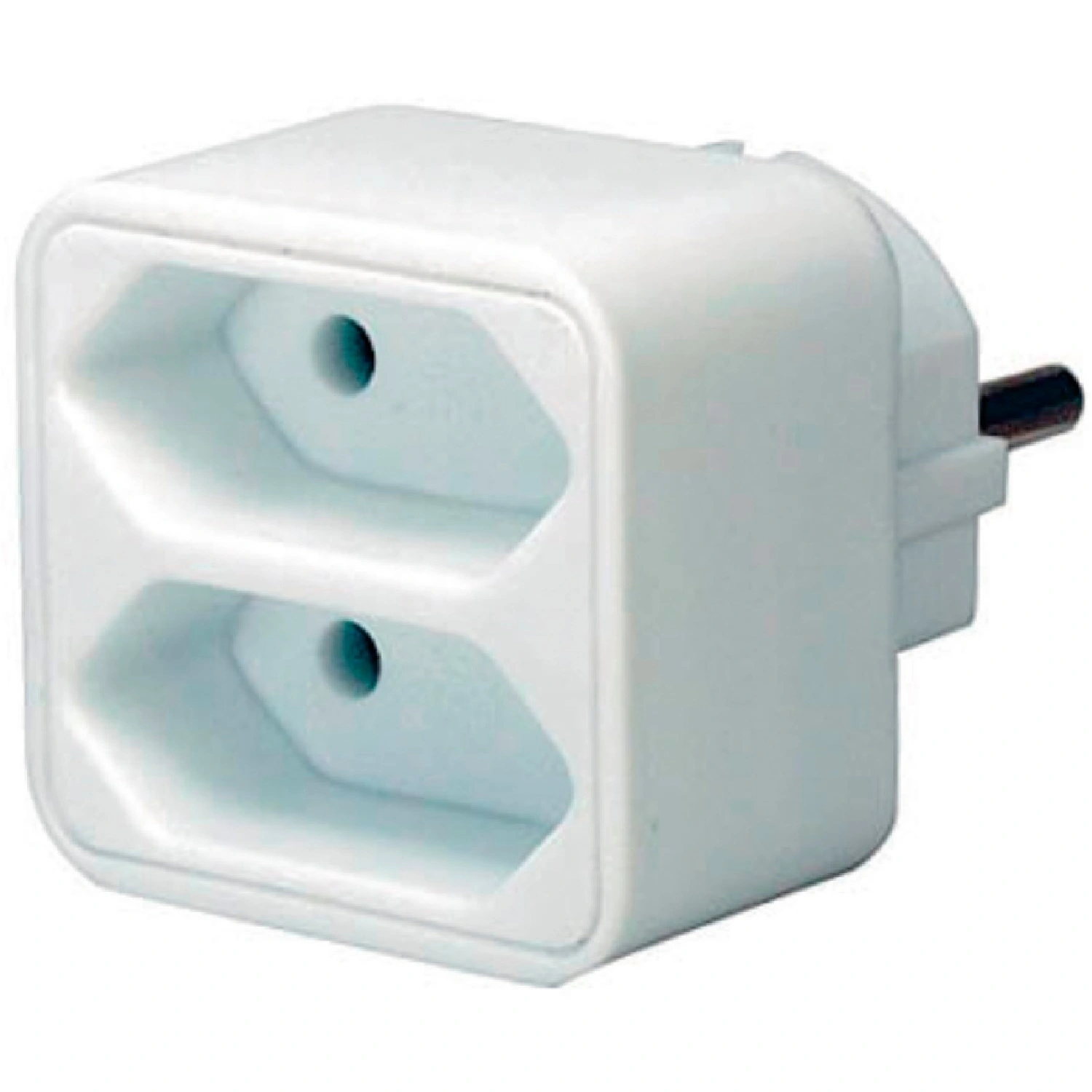 Reiseadapter, weiß, BxHxT: x 4 x 4 cm, für Innen