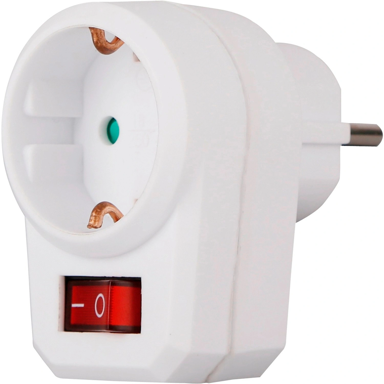 Reiseadapter, weiß, BxHxT: x 8 x 7,5 cm, für Innen