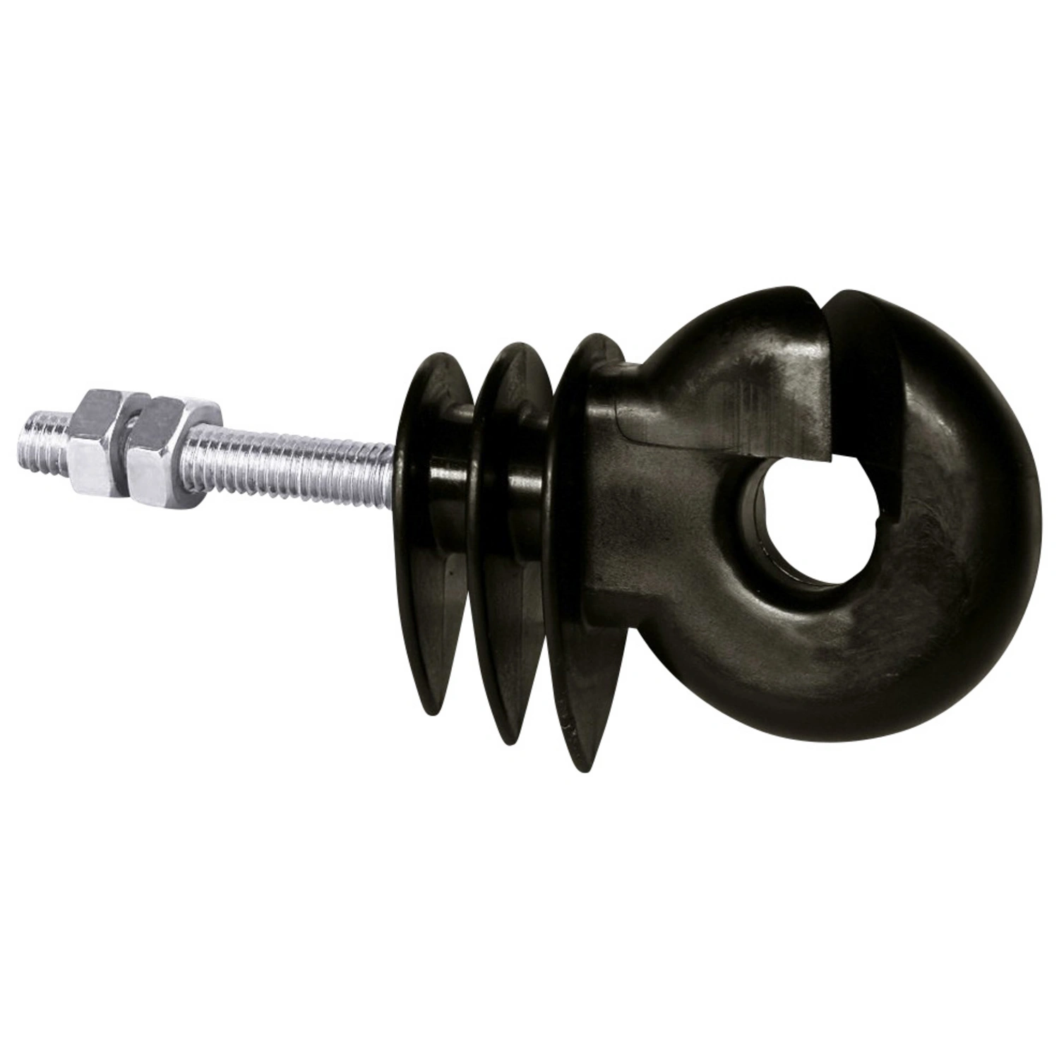 Ringisolator, für Weidezaun, Kunststoff / Metall