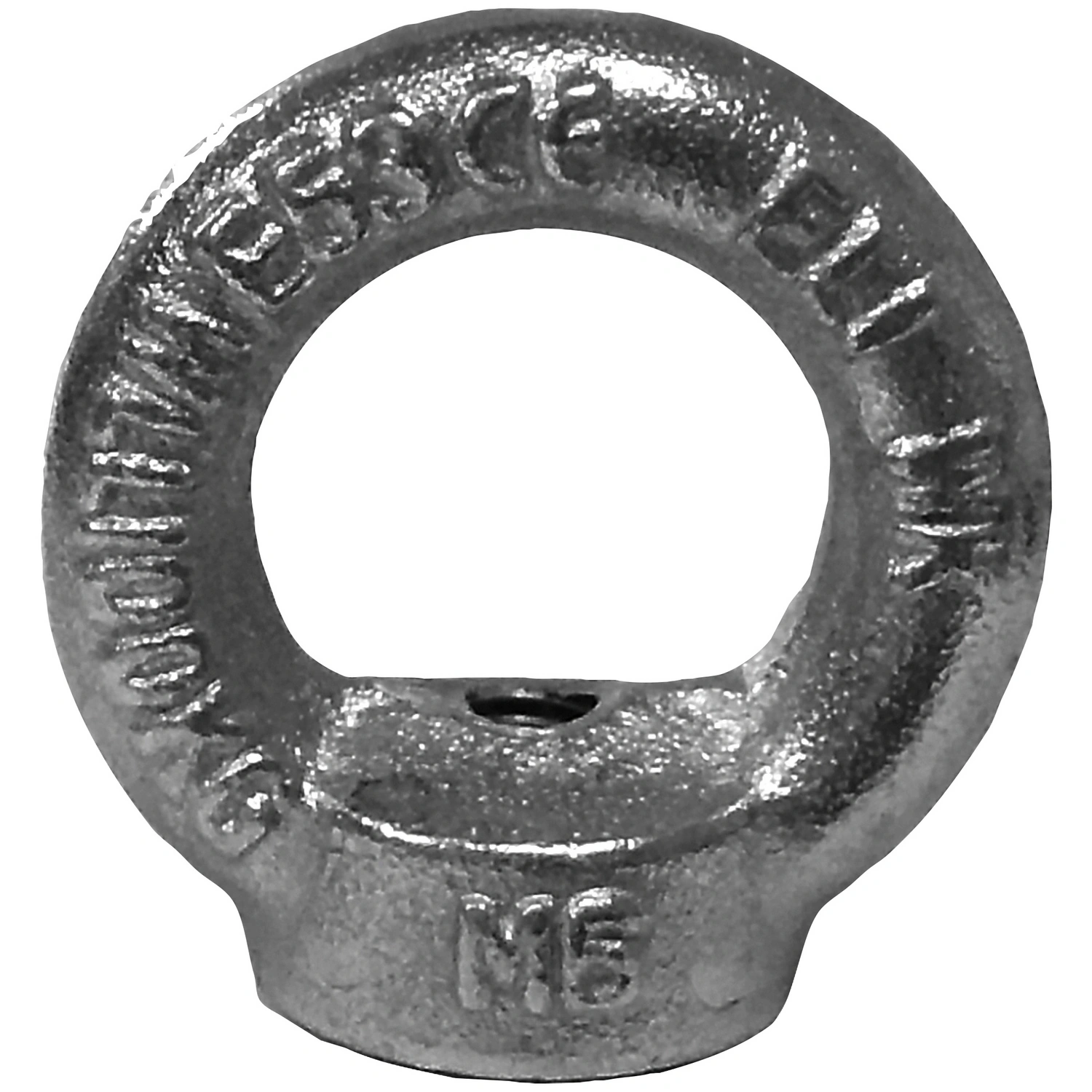 Ringmuttern , M6 , Silber, Stahl