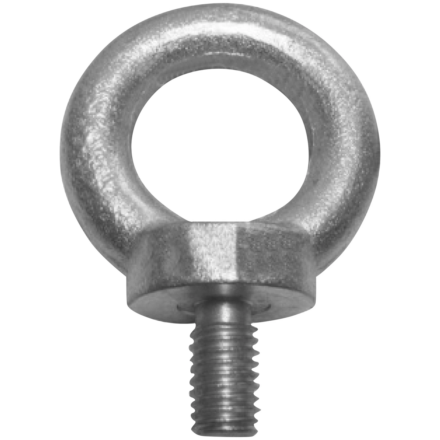 Ringschraube, metrisch, Ø: M8, silberfarben, verzinkter Stahl, 1 Stück