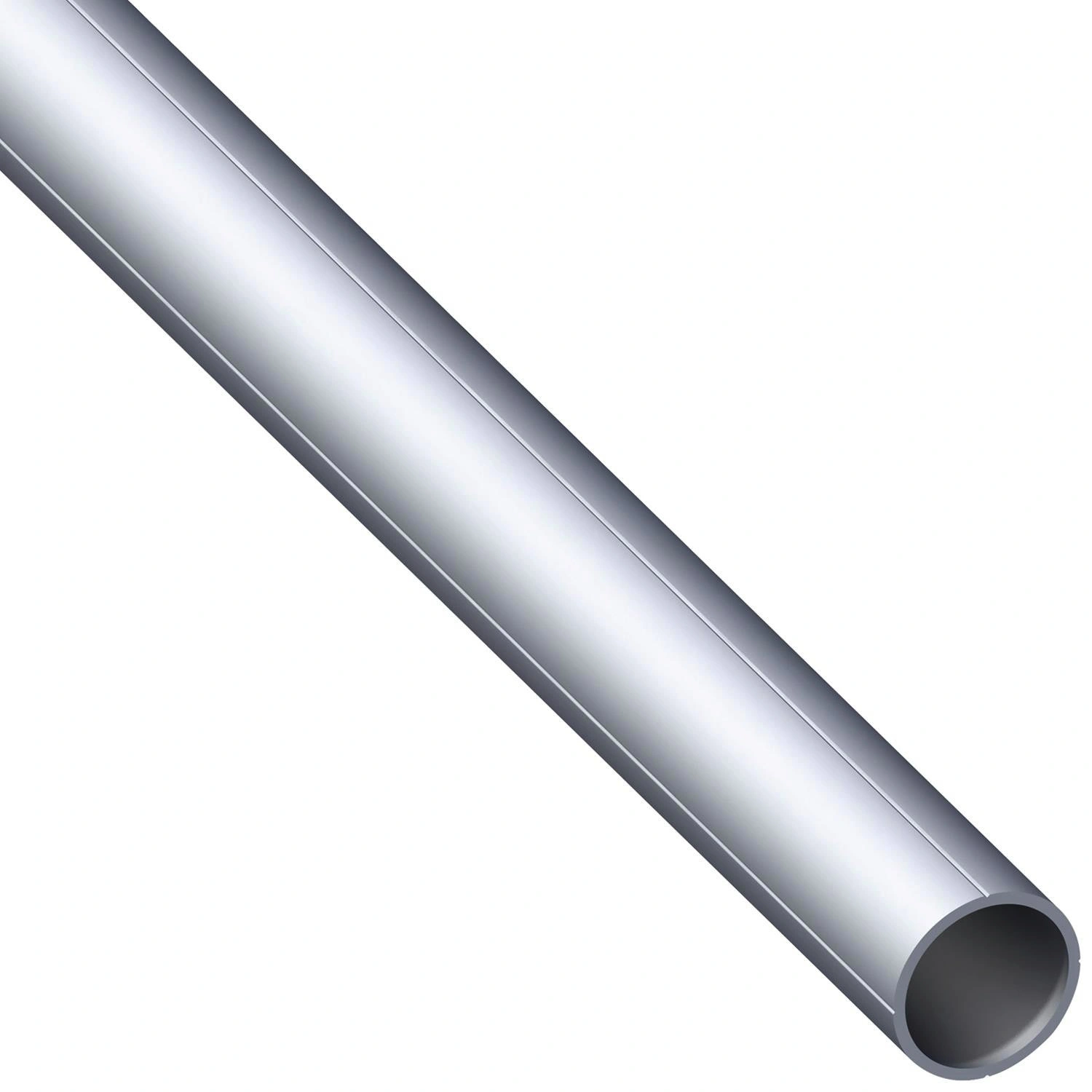 Rundrohr, Combitech®, Silber, Aluminium