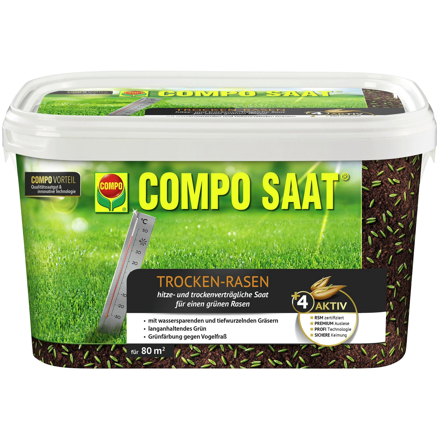 Rasensamen, 2,0Kg für 80 m2
