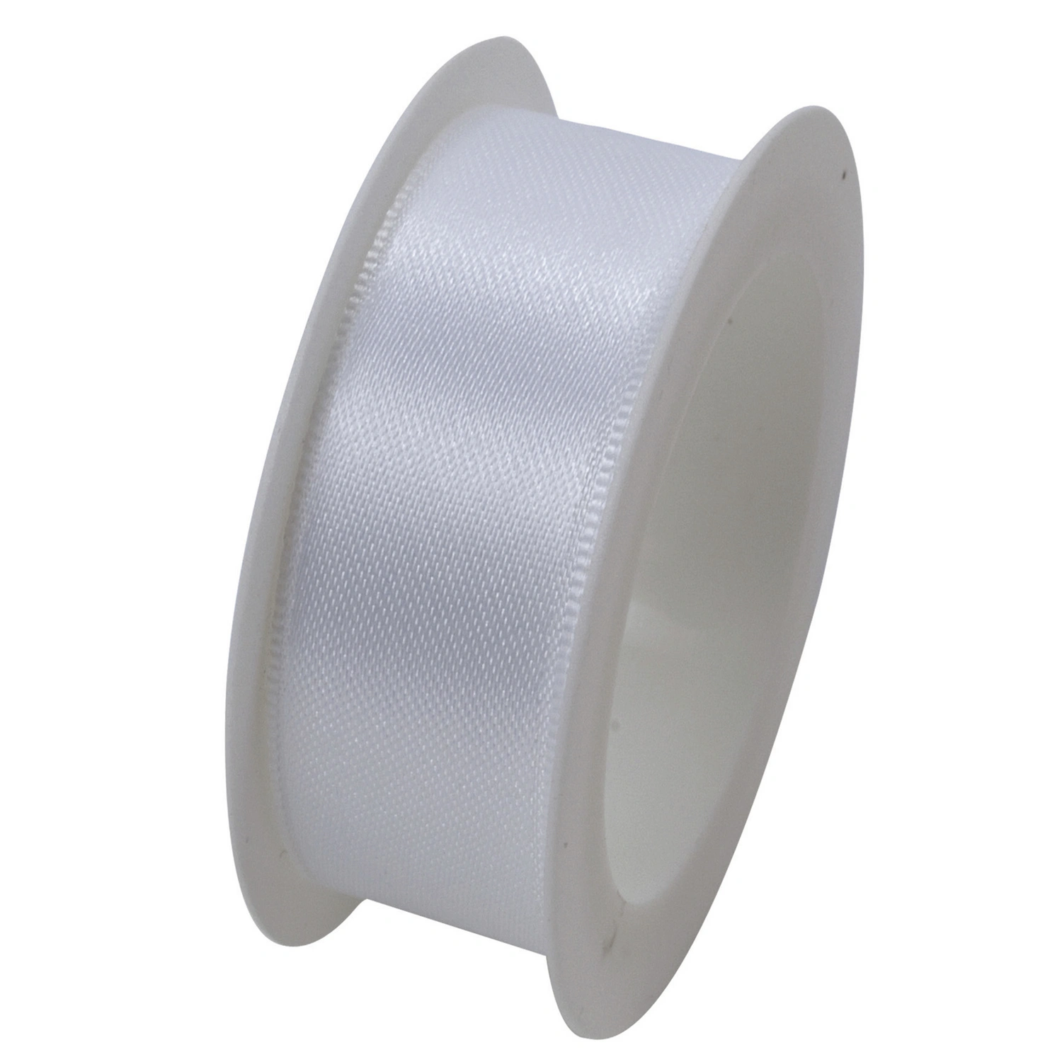 Satinband, Satin, Länge: 400 cm, weiß